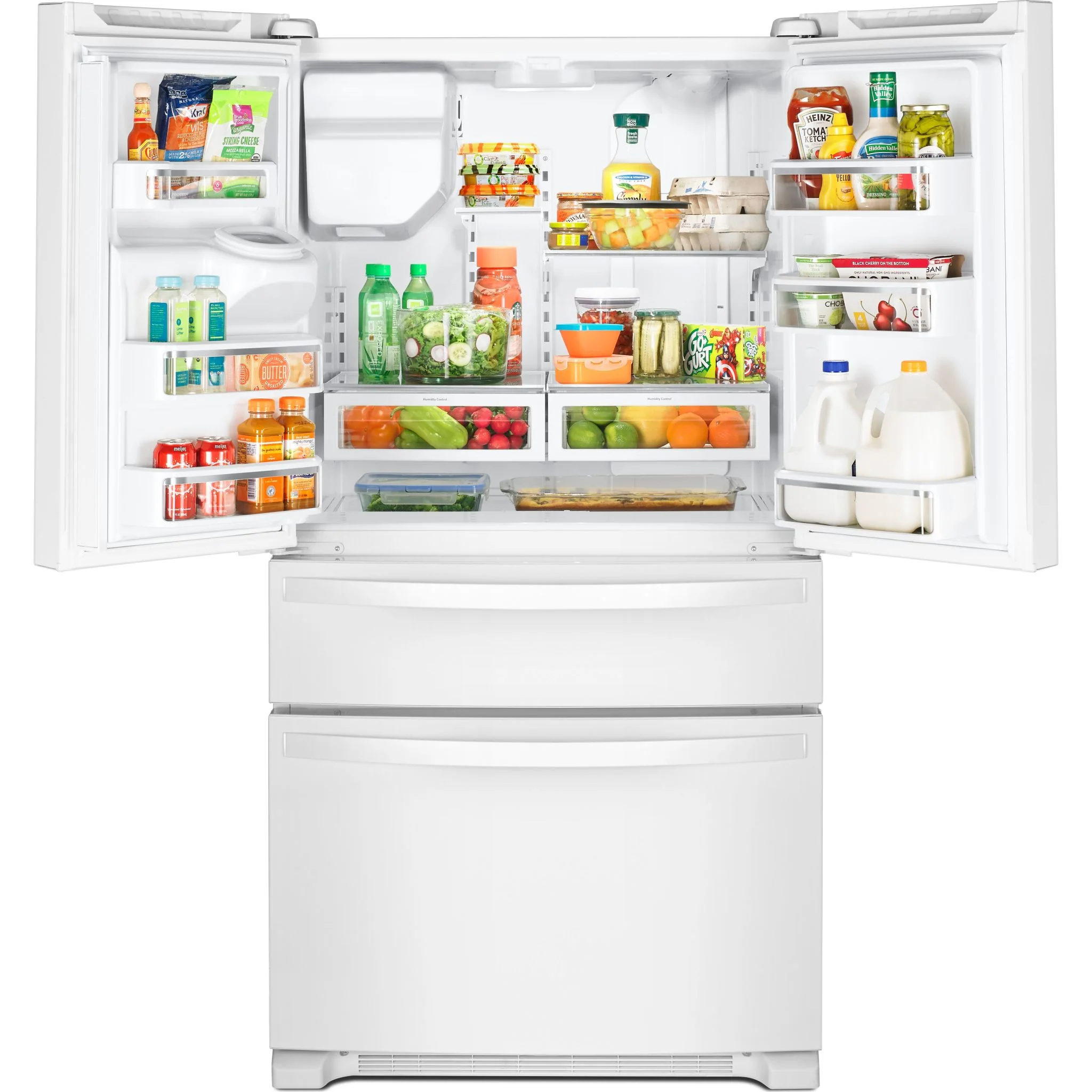 Whirlpool 36" Wide French Door Refrigerator - 25 cu. ft. (WRX735SDHW) - Image 5