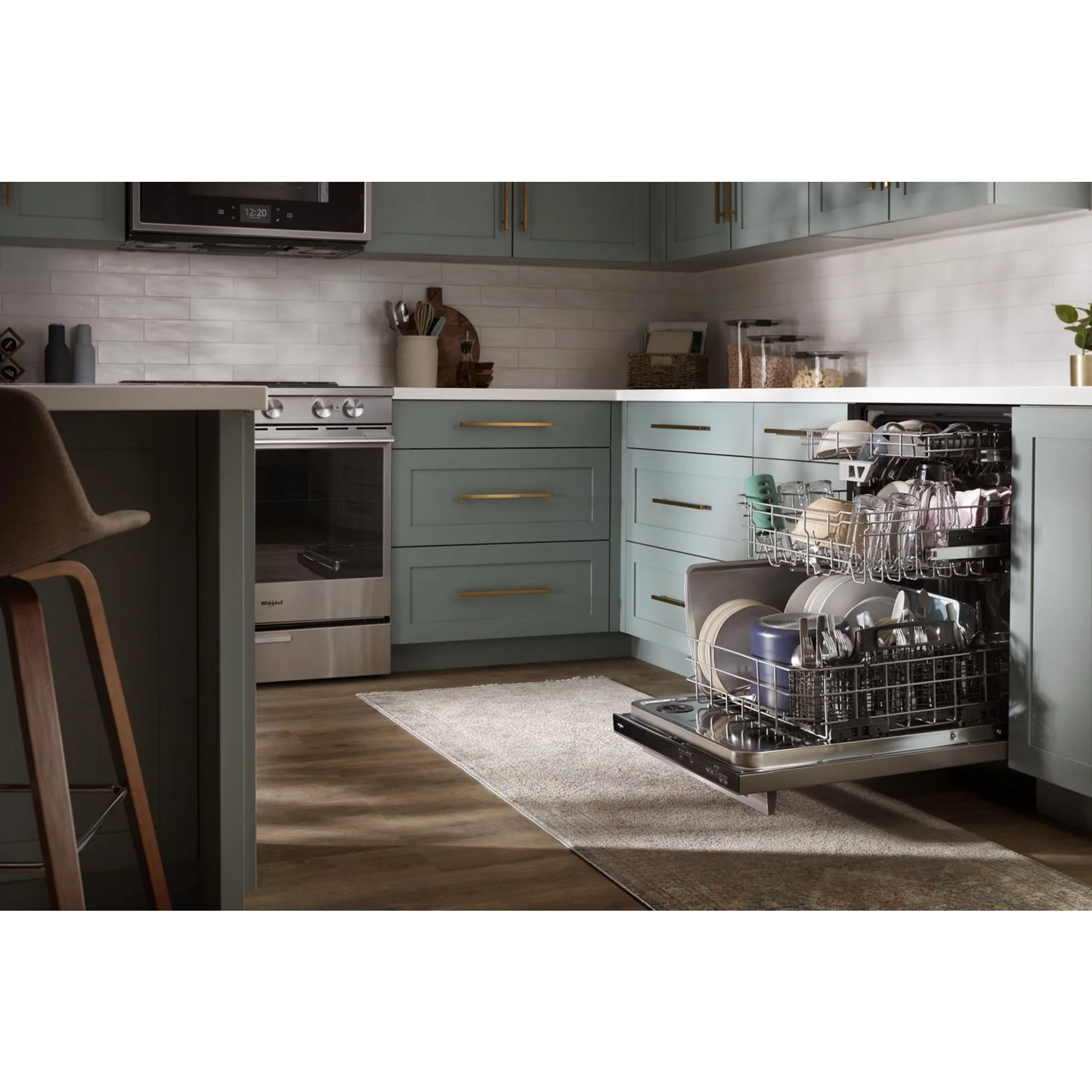 Whirlpool Fingerprint Resistant Quiet Dishwasher with 3rd Rack & Large Capacity (WDTA80SAKZ) - Image 10