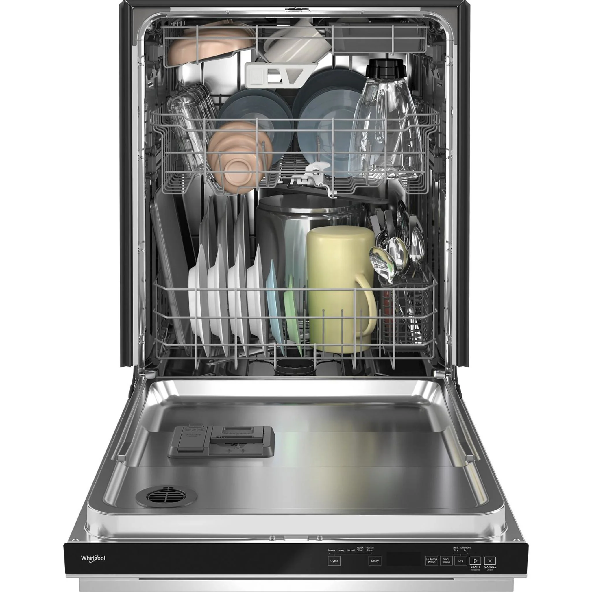 Whirlpool Fingerprint Resistant Quiet Dishwasher with 3rd Rack & Large Capacity (WDTA80SAKZ) - Image 18