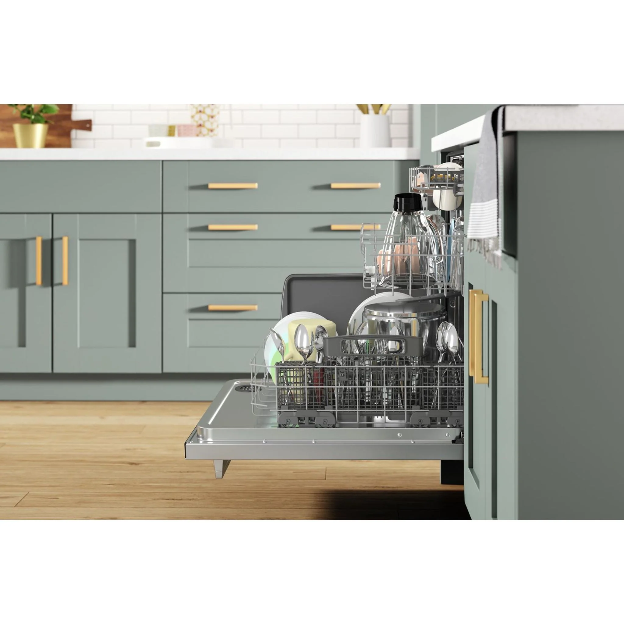 Whirlpool Fingerprint Resistant Quiet Dishwasher with 3rd Rack & Large Capacity (WDTA80SAKZ) - Image 19