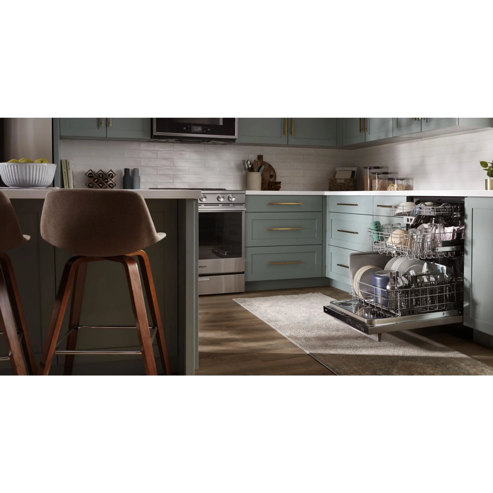 Whirlpool Fingerprint Resistant Quiet Dishwasher with 3rd Rack & Large Capacity (WDTA80SAKZ) - Image 26