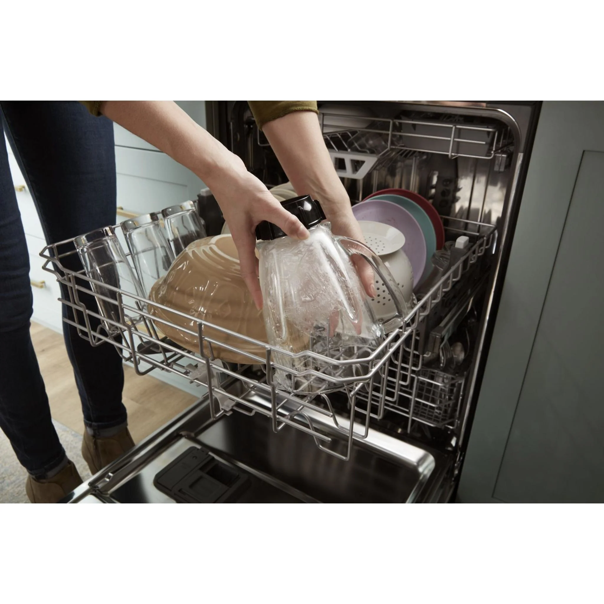 Whirlpool Fingerprint Resistant Quiet Dishwasher with 3rd Rack & Large Capacity (WDTA80SAKZ) - Image 37
