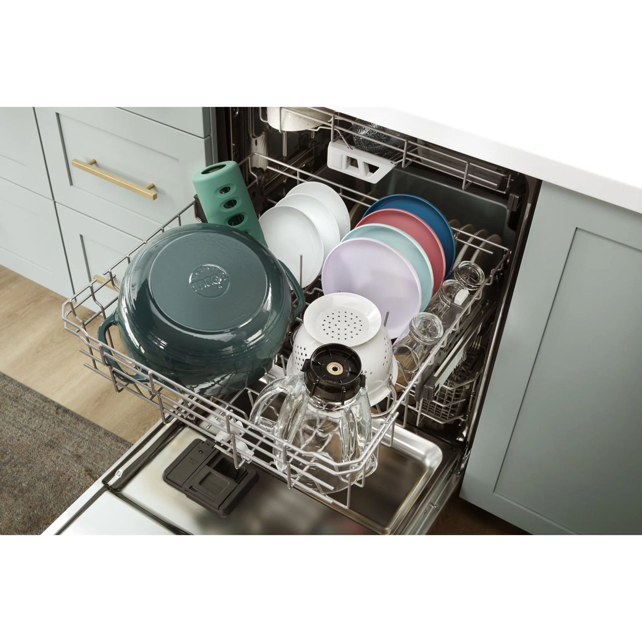 Whirlpool Fingerprint Resistant Quiet Dishwasher with 3rd Rack & Large Capacity (WDTA80SAKZ) - Image 44