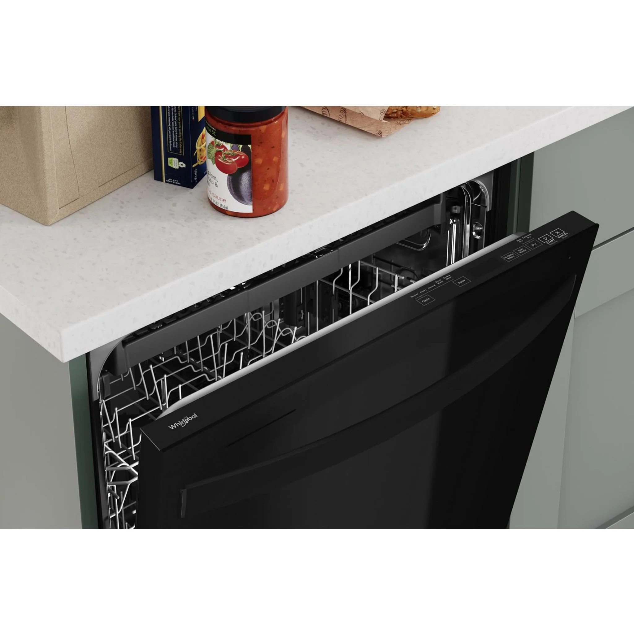 Whirlpool Large Capacity Dishwasher with 3rd Rack -Black (WDT750SAKB) - Image 14
