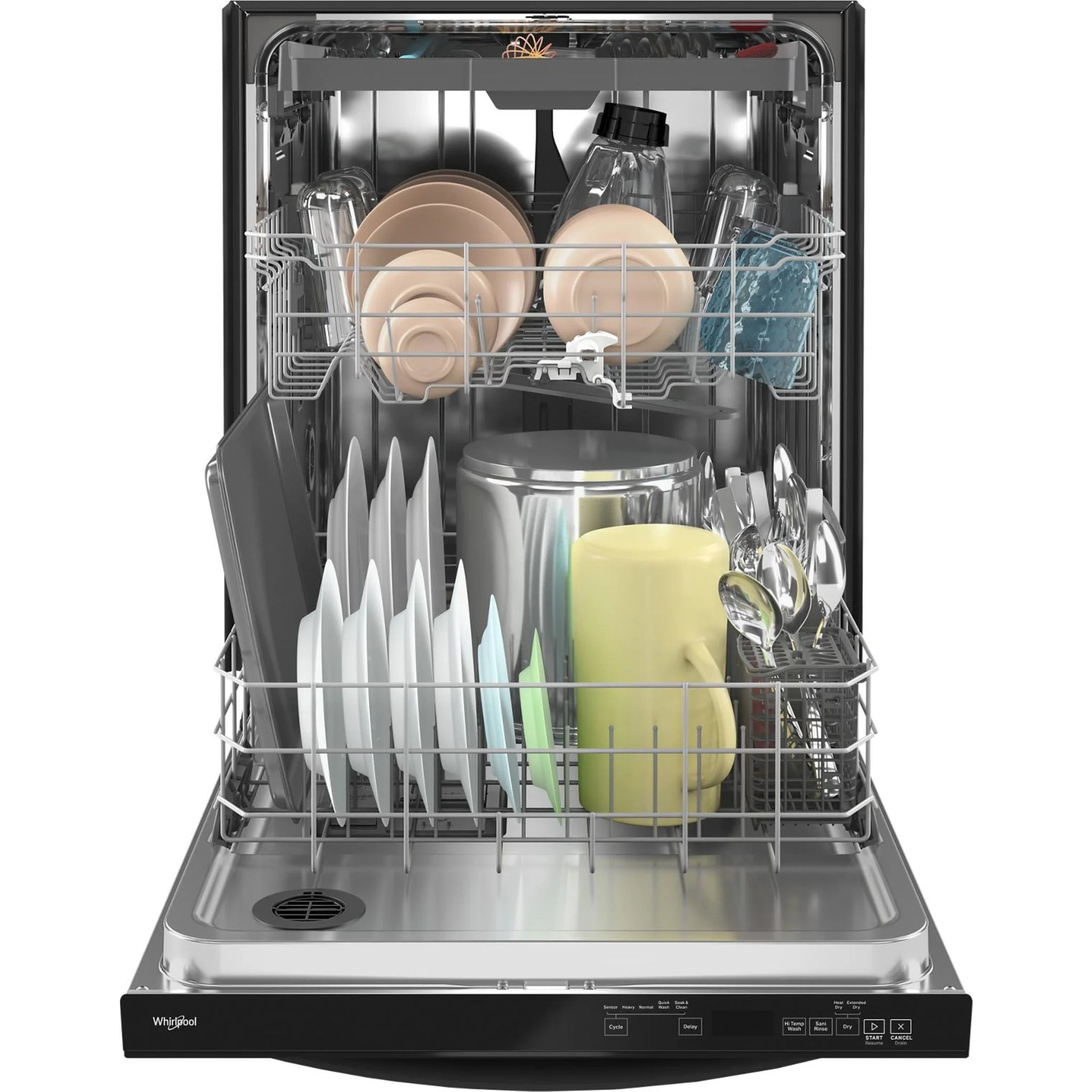 Whirlpool Large Capacity Dishwasher with 3rd Rack -Black (WDT750SAKB) - Image 23