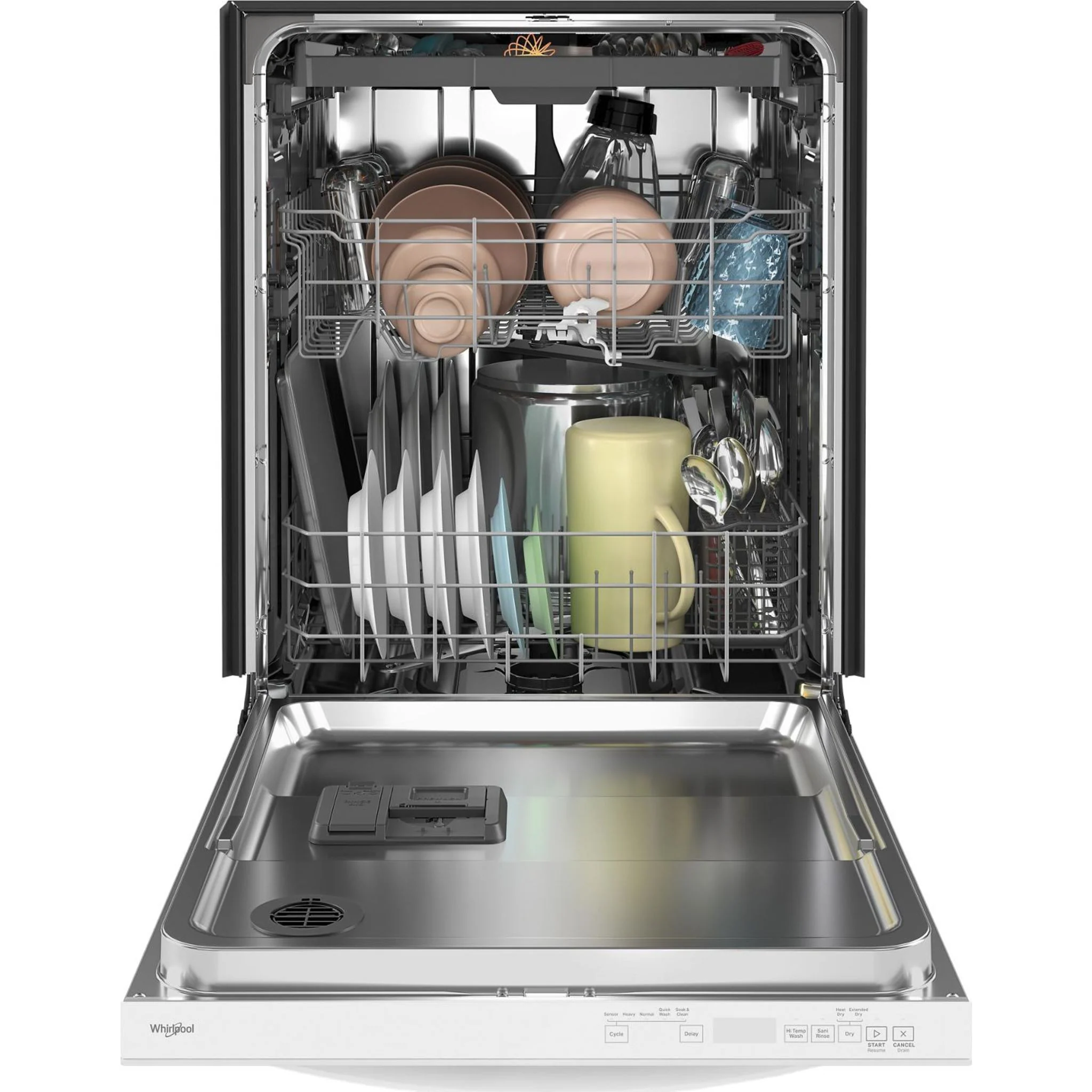 Whirlpool 24-Inch Dishwasher with AI Intelligent Wash - 47 dBA -White (WDT750SAKW) - Image 11