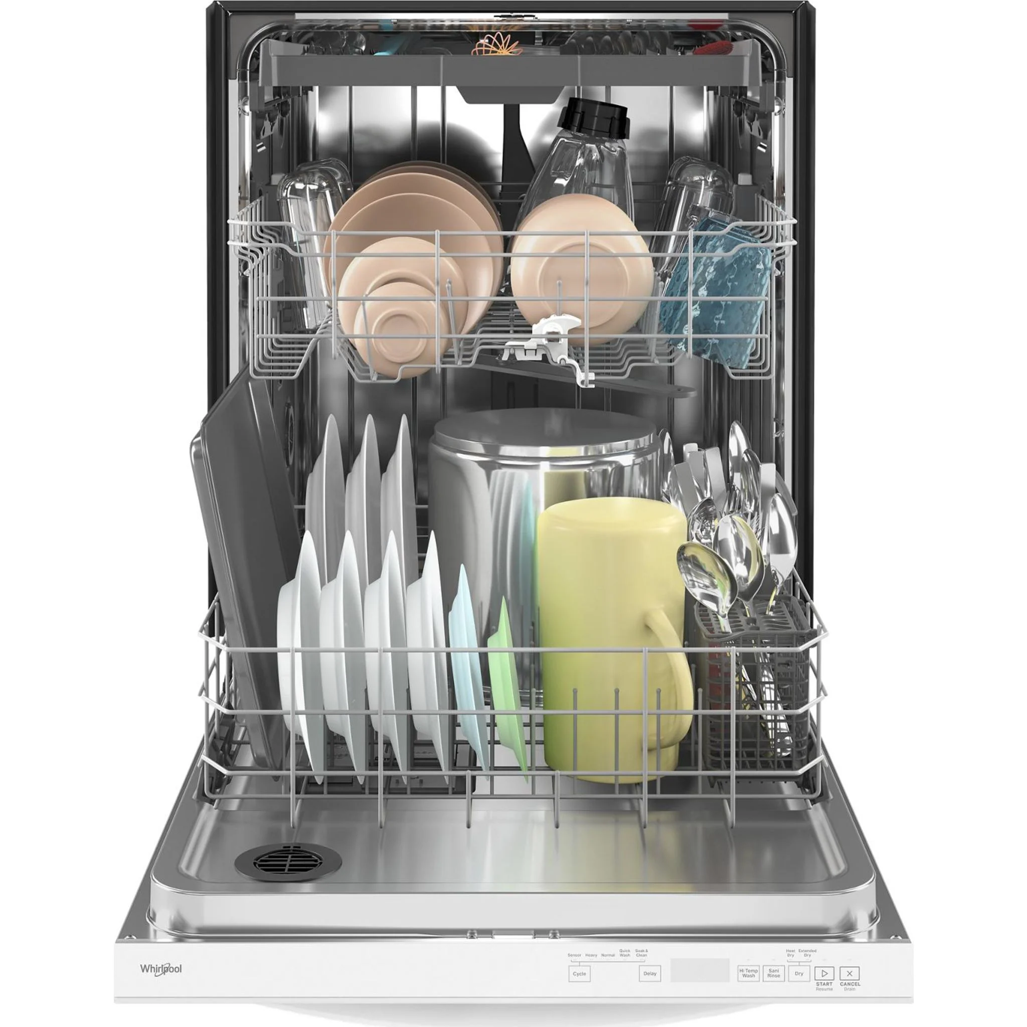 Whirlpool 24-Inch Dishwasher with AI Intelligent Wash - 47 dBA -White (WDT750SAKW) - Image 9