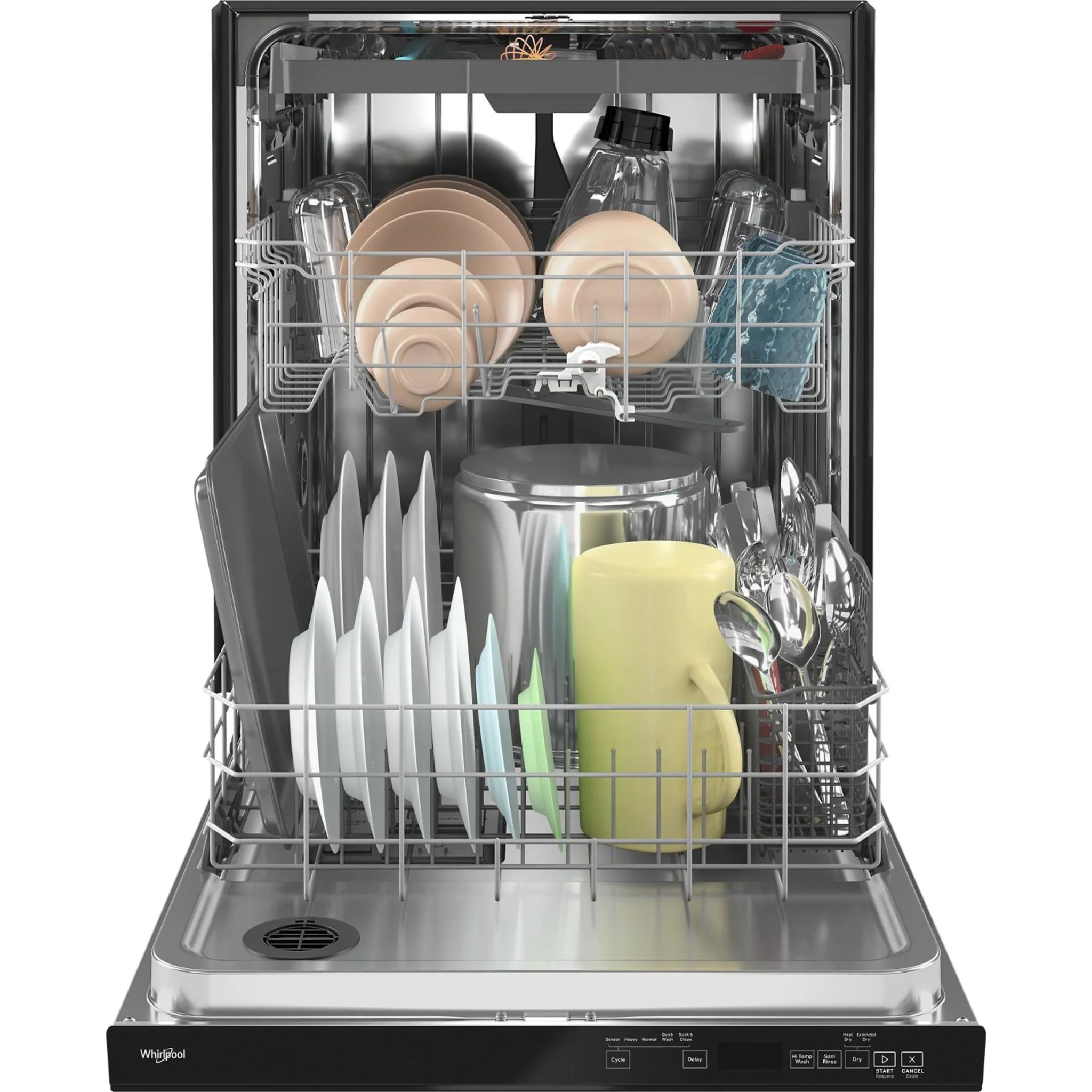 Whirlpool 24-Inch Stainless Steel Dishwasher with AI Intelligent Wash - 47 dBA -Black (WDTA50SAKB) - Image 11