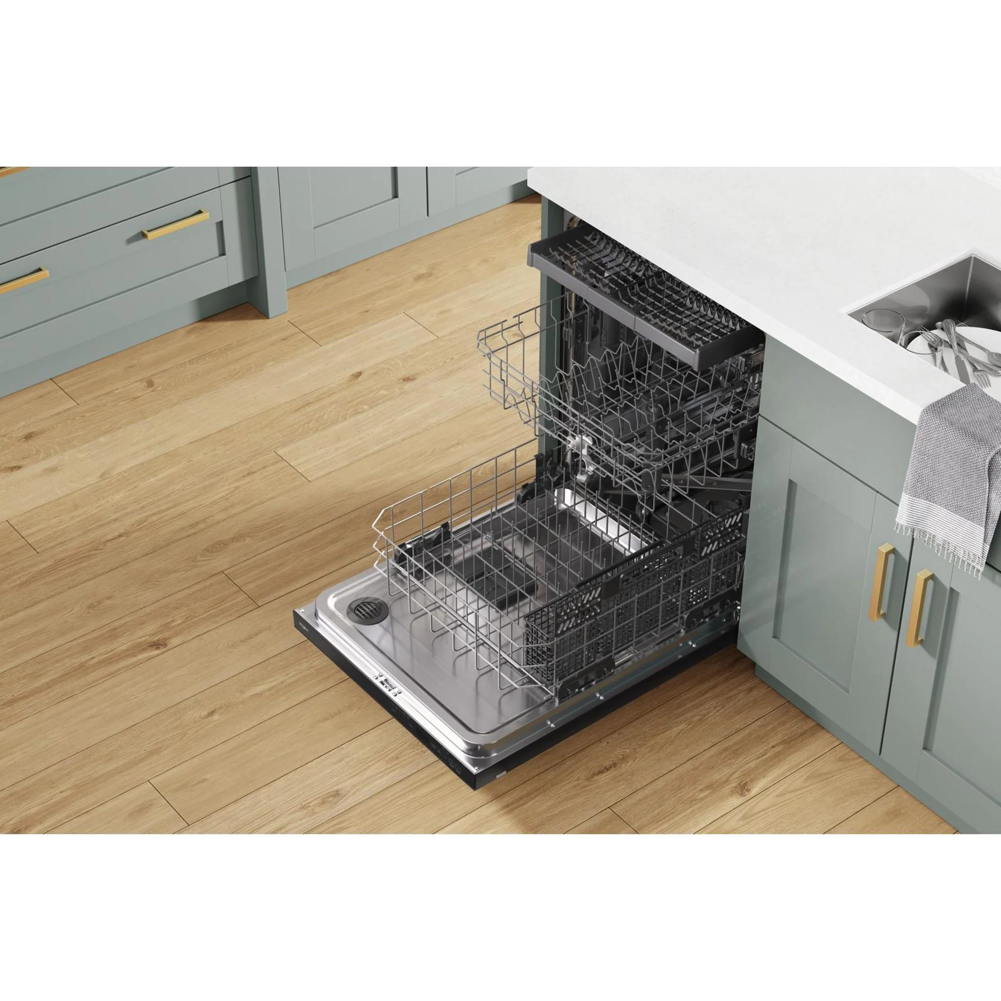 Whirlpool 24-Inch Stainless Steel Dishwasher with AI Intelligent Wash - 47 dBA -Black (WDTA50SAKB) - Image 23