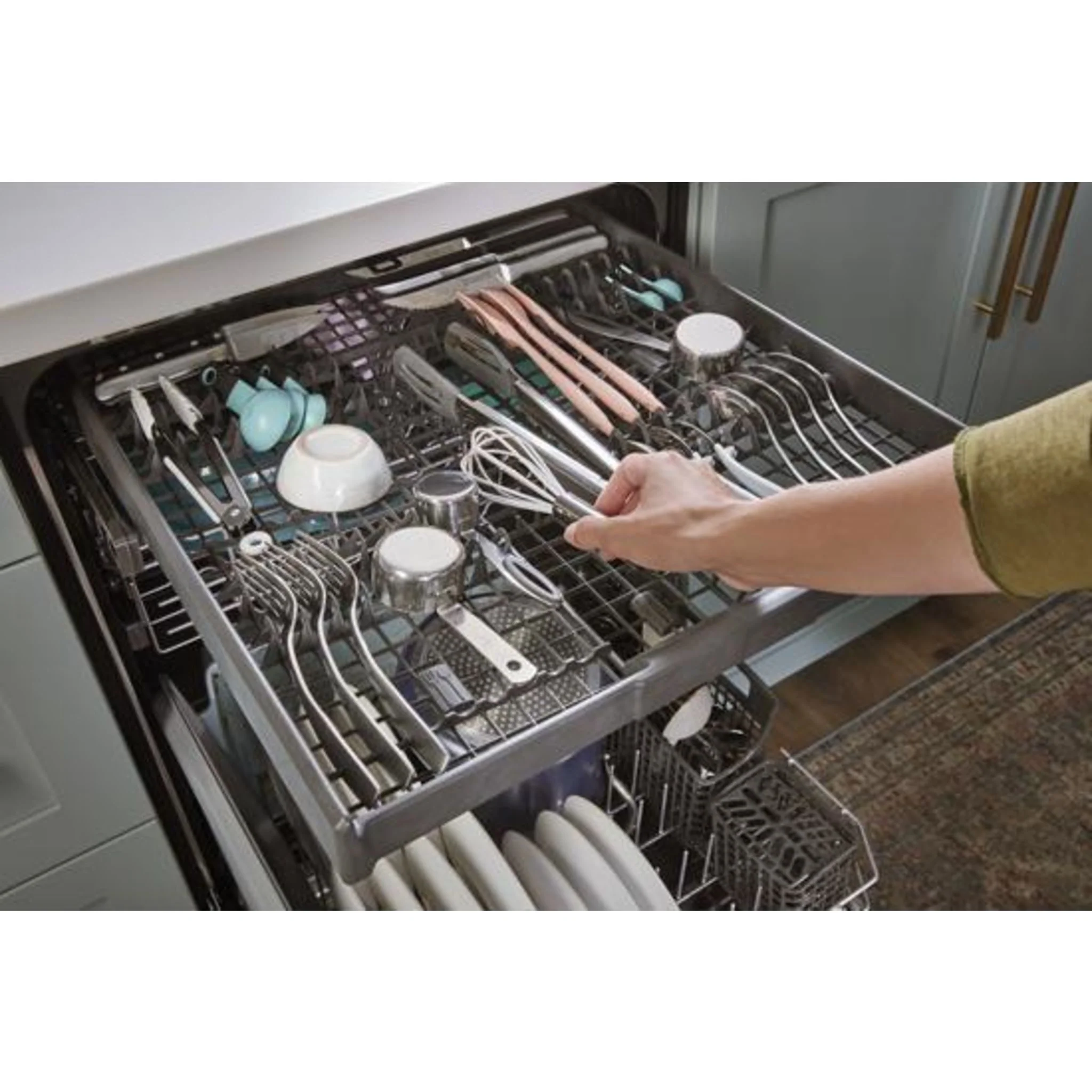 Whirlpool 24-Inch Stainless Steel Dishwasher with AI Intelligent Wash - 47 dBA -Black (WDTA50SAKB) - Image 25