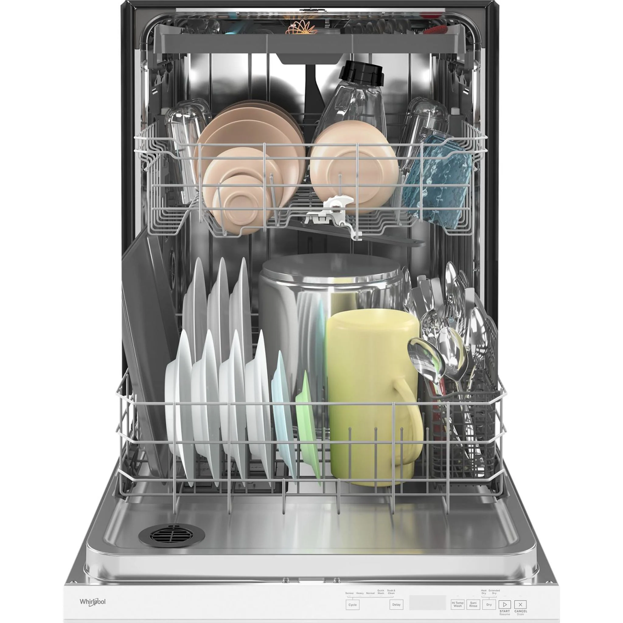 Whirlpool 24-Inch Stainless Steel Dishwasher with AI Intelligent Wash - 47 dBA -White (WDTA50SAKW) - Image 21