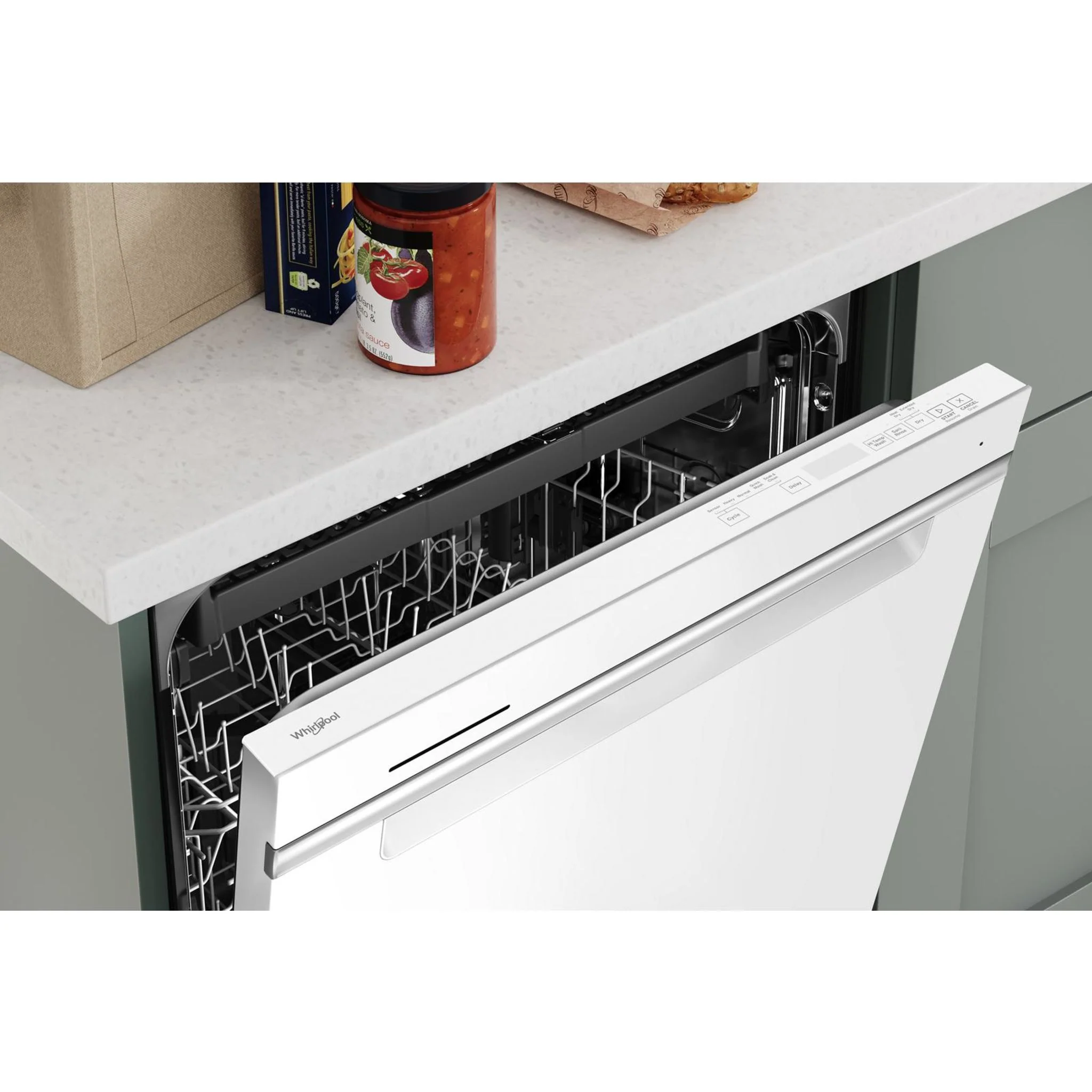 Whirlpool 24-Inch Stainless Steel Dishwasher with AI Intelligent Wash - 47 dBA -White (WDTA50SAKW) - Image 24