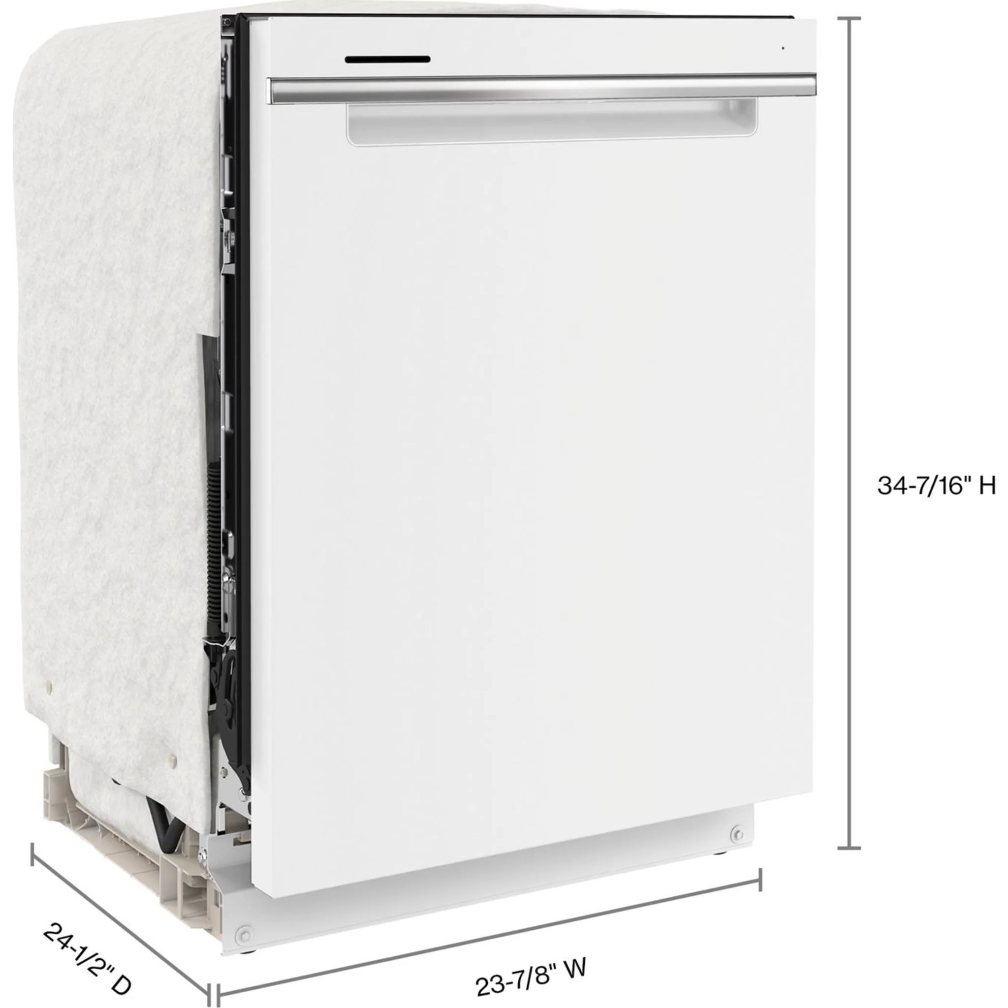 Whirlpool 24-Inch Stainless Steel Dishwasher with AI Intelligent Wash - 47 dBA -White (WDTA50SAKW) - Image 26