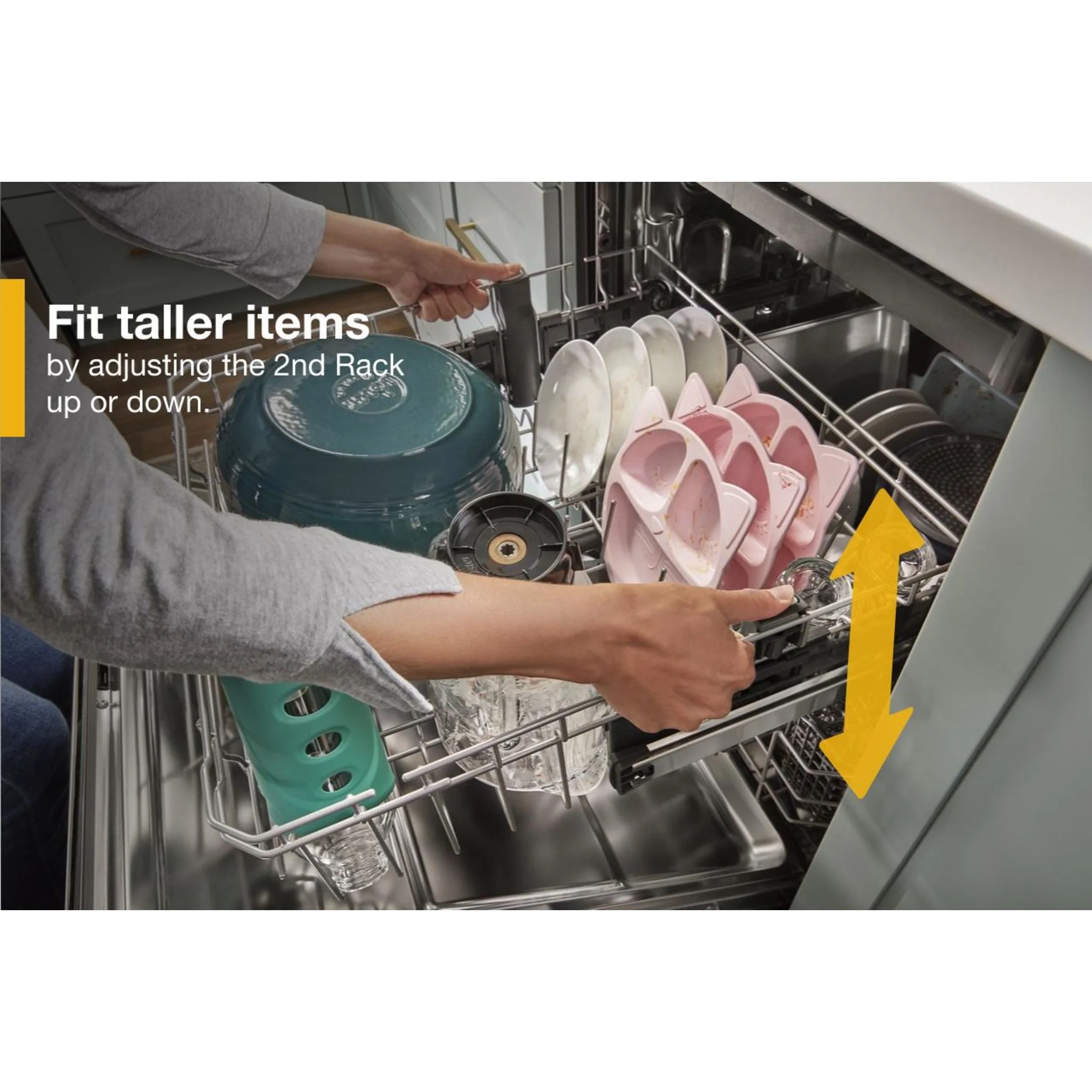 Whirlpool 24-Inch Stainless Steel Dishwasher with AI Intelligent Wash - 47 dBA -White (WDTA50SAKW) - Image 29