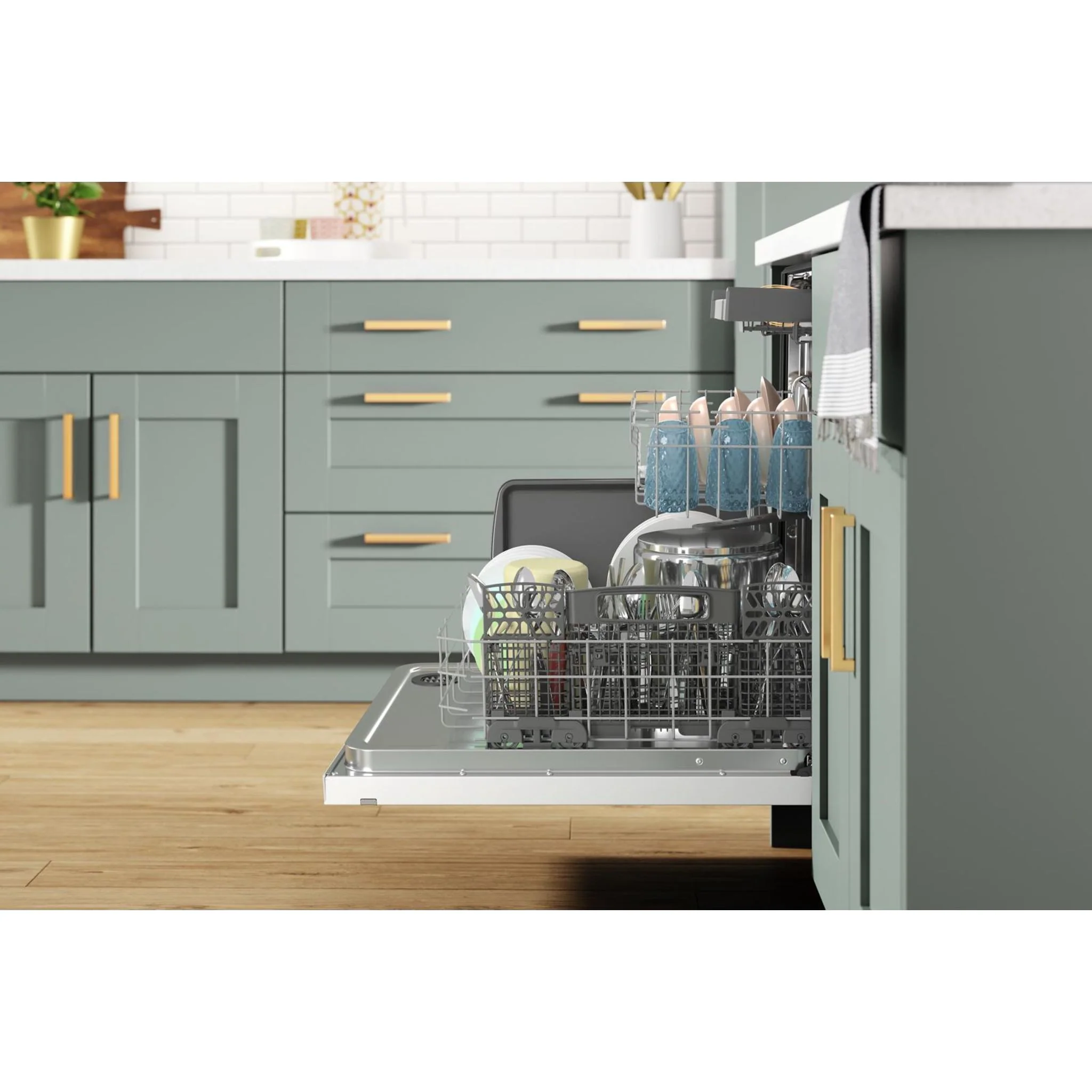 Whirlpool 24-Inch Stainless Steel Dishwasher with AI Intelligent Wash - 47 dBA -White (WDTA50SAKW) - Image 5
