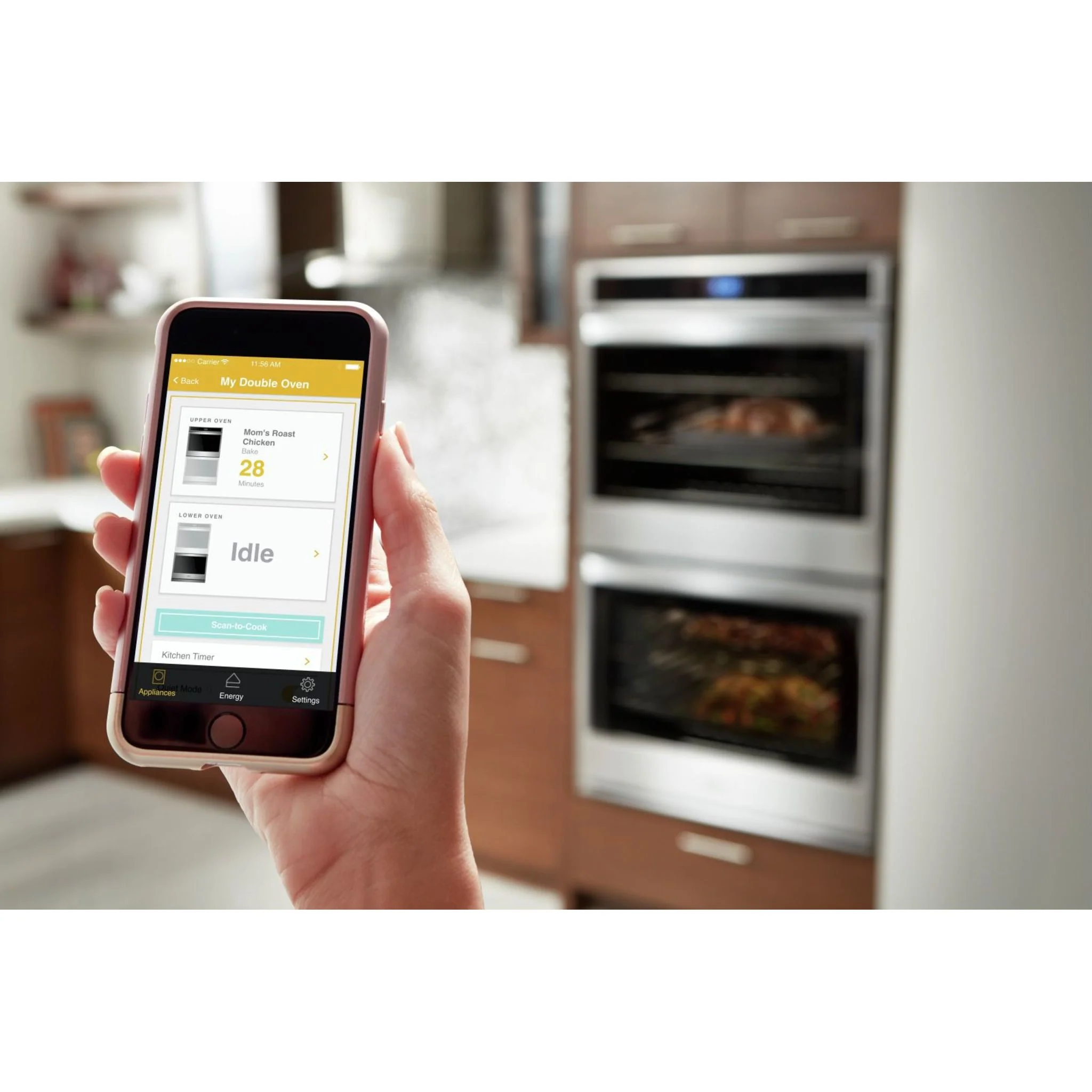 Whirlpool 10.0 cu. ft. Smart Double Wall Oven with Touchscreen (WOD51EC0HS) - Image 2