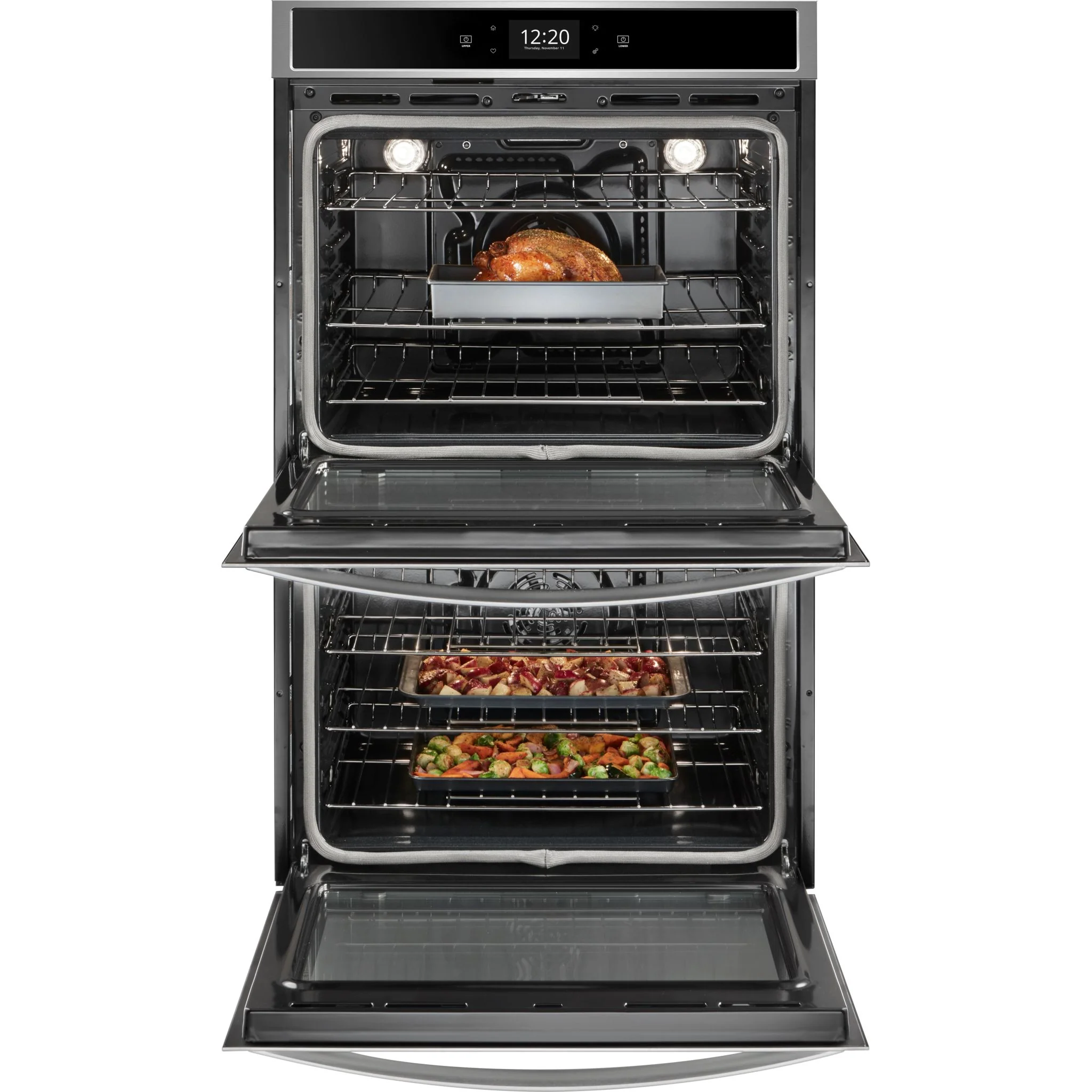 Whirlpool 10.0 cu. ft. Smart Double Convection Wall Oven with Air Fry, when Connected (WOD77EC0HS) - Image 3