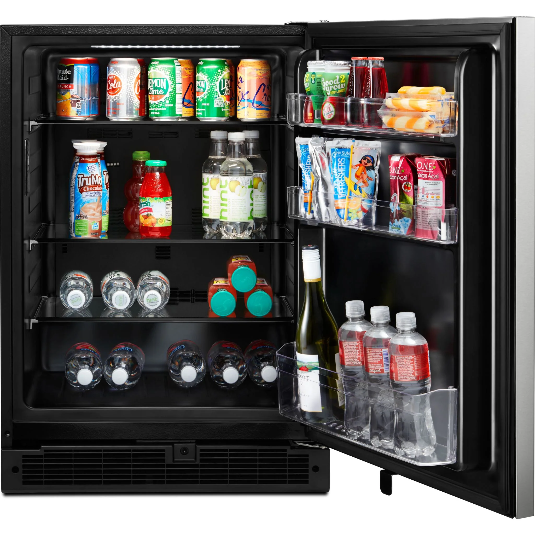 Whirlpool 24-inch Wide Undercounter Refrigerator with Towel Bar Handle - 5.1 cu. ft. -Stainless Steel (WUR35X24HZ) - Image 3
