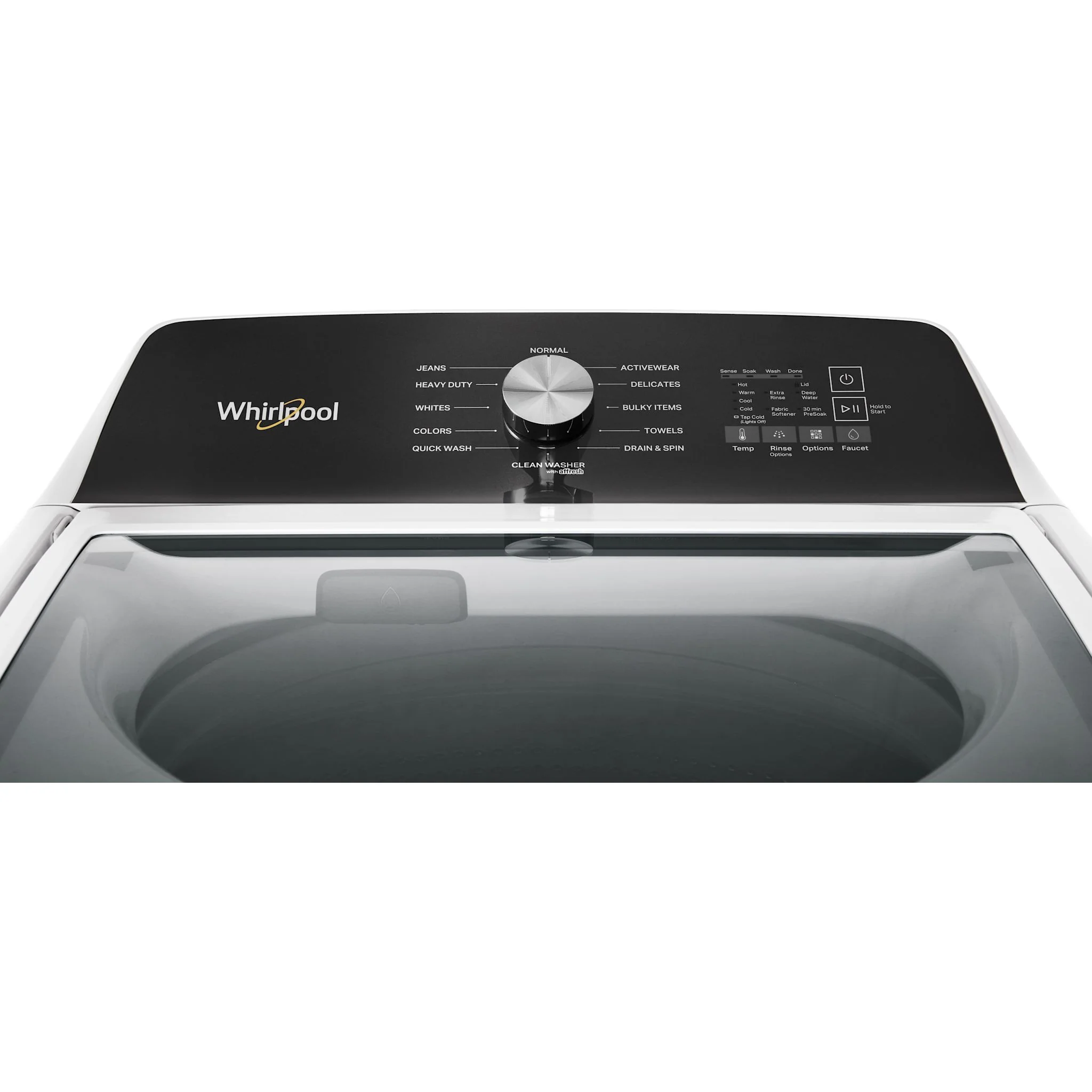 Whirlpool 5.2 Cu. Ft. IEC Top Load Agitator Washer with Built-In Faucet -White (WTW5025SW) - Image 6
