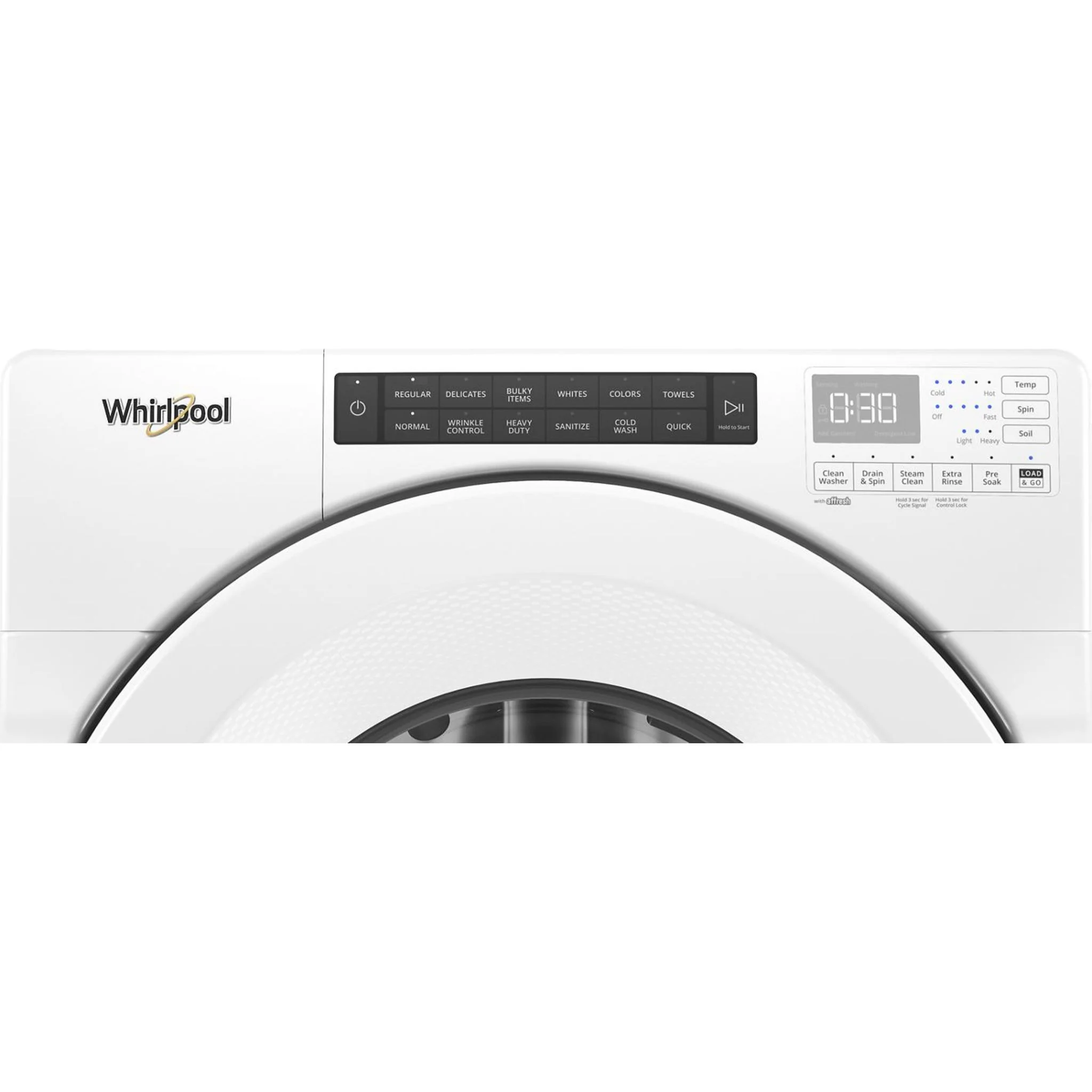 Whirlpool 5.2 cu. ft. I.E.C. Closet-Depth Front Load Washer with Load & Go Dispenser (WFW5620HW) - Image 11