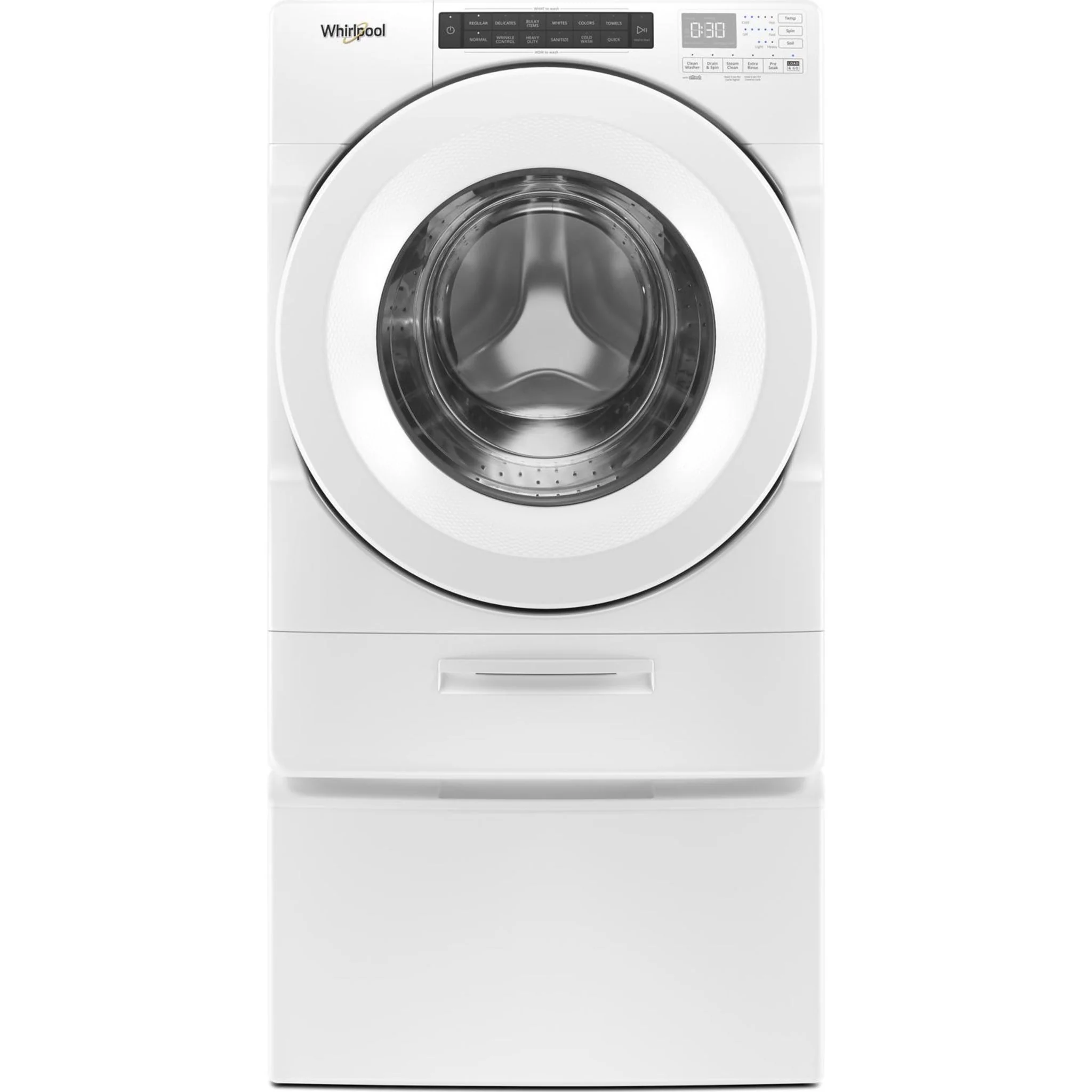 Whirlpool 5.2 cu. ft. I.E.C. Closet-Depth Front Load Washer with Load & Go Dispenser (WFW5620HW) - Image 16