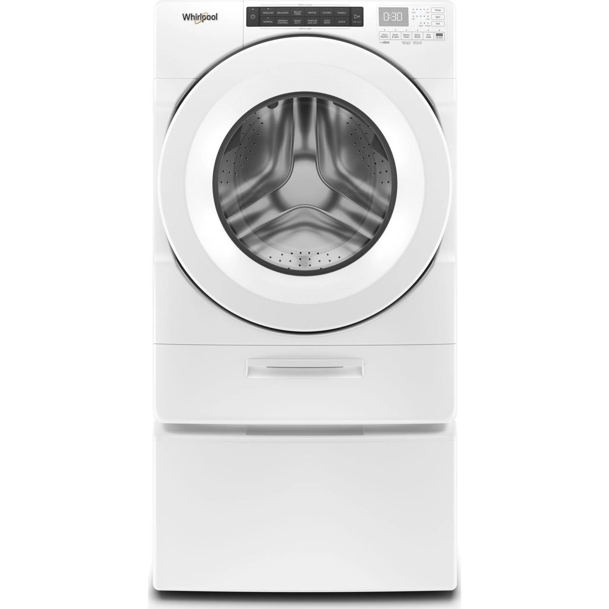Whirlpool 5.2 cu. ft. I.E.C. Closet-Depth Front Load Washer with Load & Go Dispenser (WFW5620HW) - Image 18