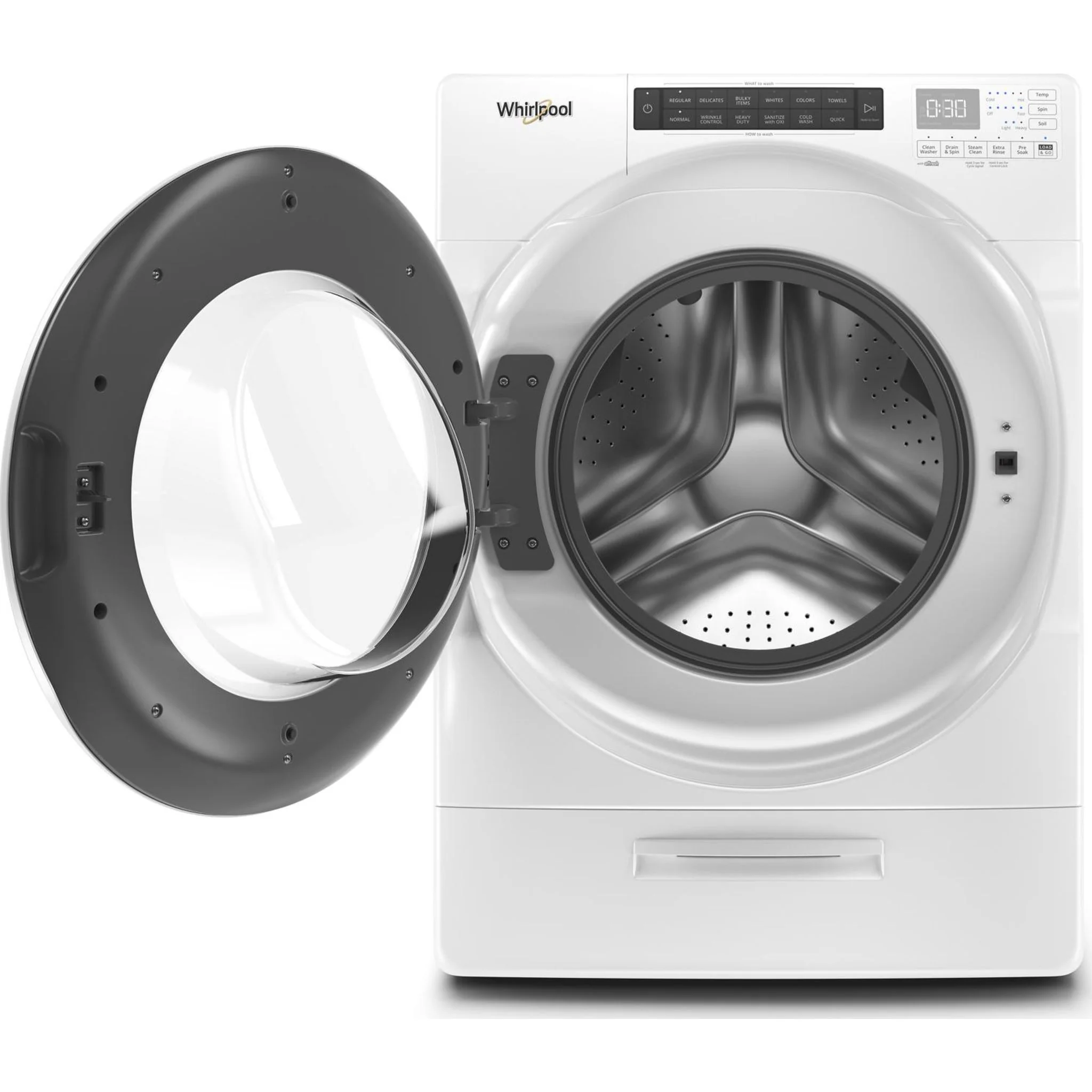 Whirlpool 5.2 cu. ft. I.E.C. Closet-Depth Front Load Washer with Load & Go Dispenser (WFW5620HW) - Image 31