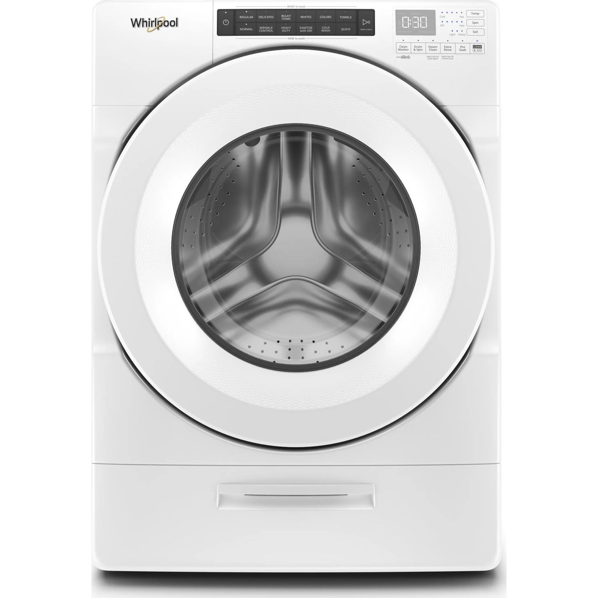 Whirlpool 5.2 cu. ft. I.E.C. Closet-Depth Front Load Washer with Load & Go Dispenser (WFW5620HW) - Image 39