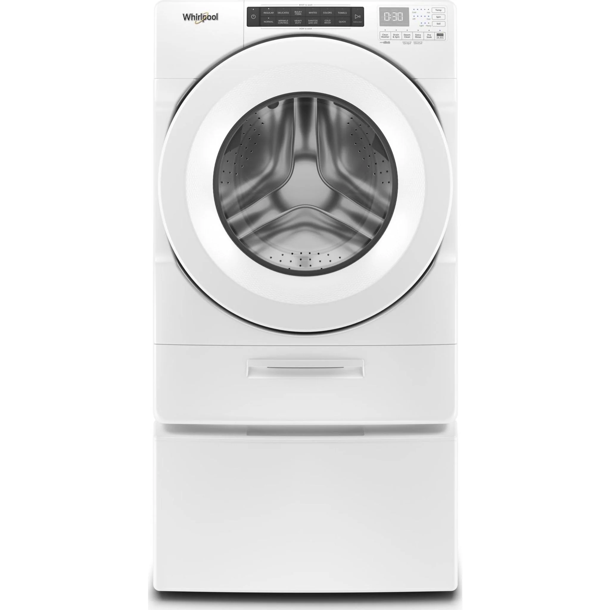 Whirlpool 5.2 cu. ft. I.E.C. Closet-Depth Front Load Washer with Load & Go Dispenser (WFW5620HW) - Image 41