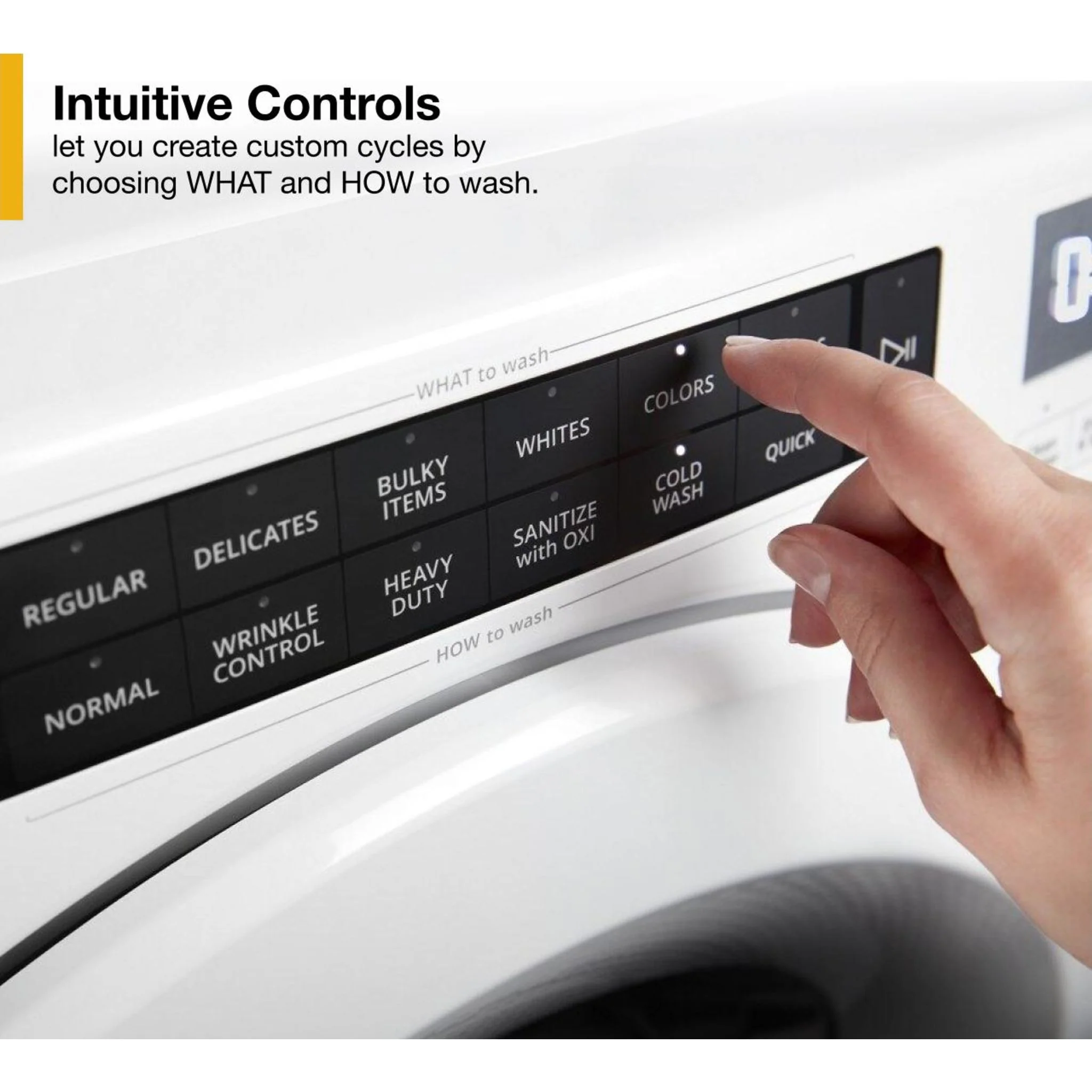 Whirlpool 5.2 cu. ft. I.E.C. Closet-Depth Front Load Washer with Load & Go Dispenser (WFW5620HW) - Image 42