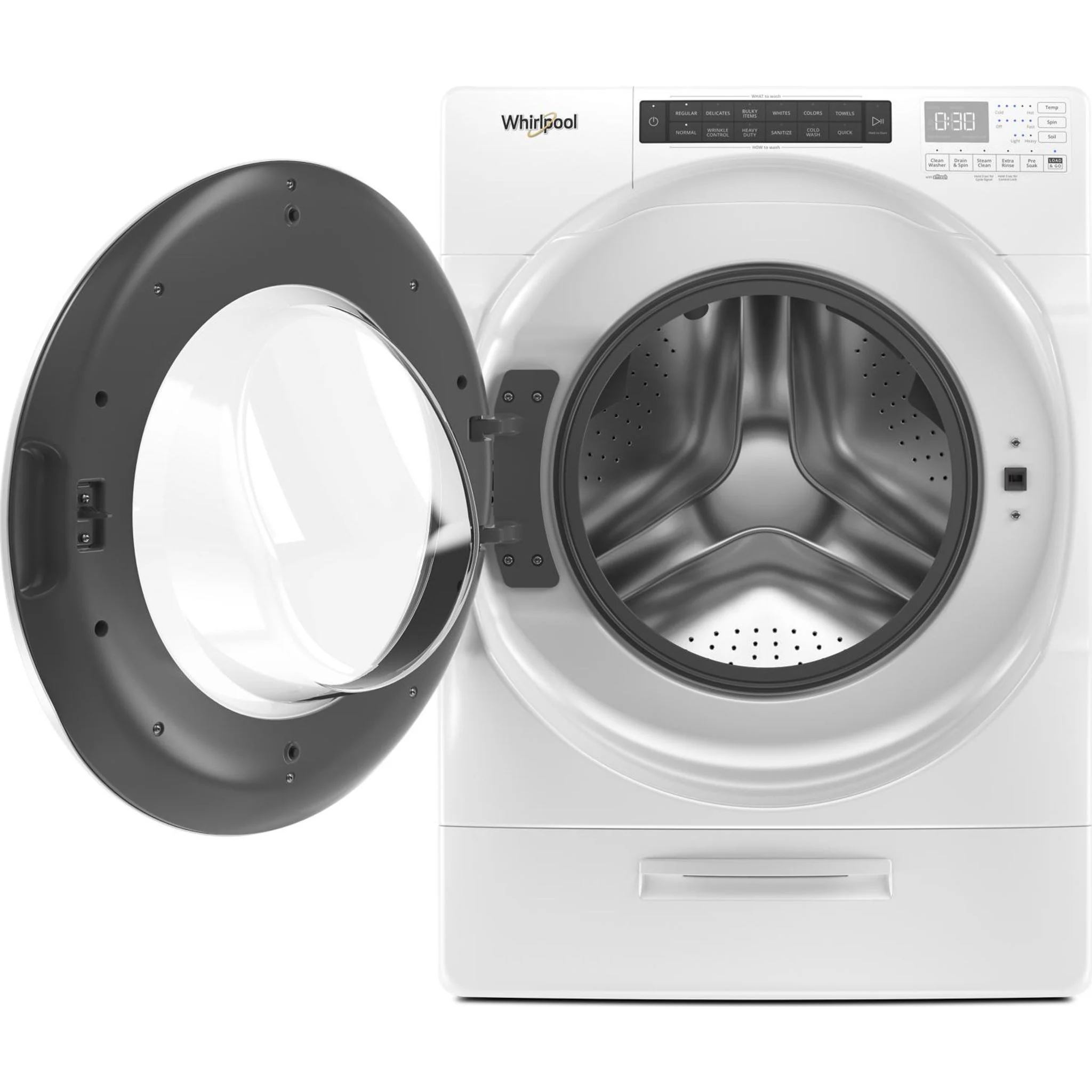 Whirlpool 5.2 cu. ft. I.E.C. Closet-Depth Front Load Washer with Load & Go Dispenser (WFW5620HW) - Image 43