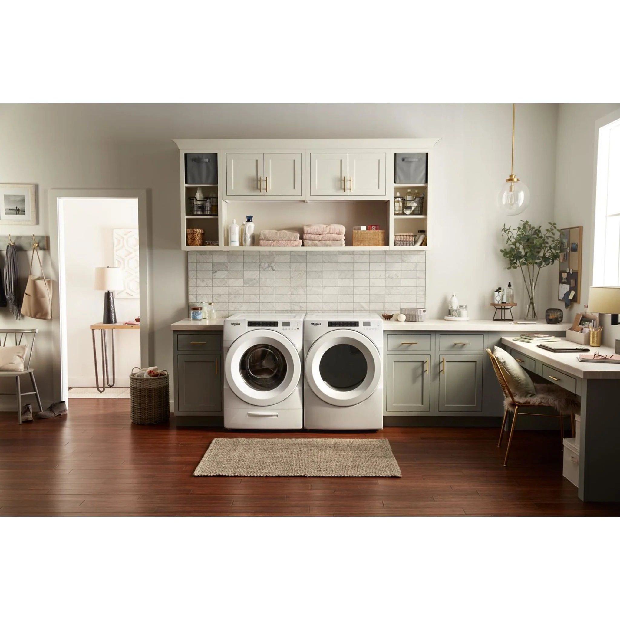 Whirlpool 5.2 cu. ft. I.E.C. Closet-Depth Front Load Washer with Load & Go Dispenser (WFW5620HW) - Image 49