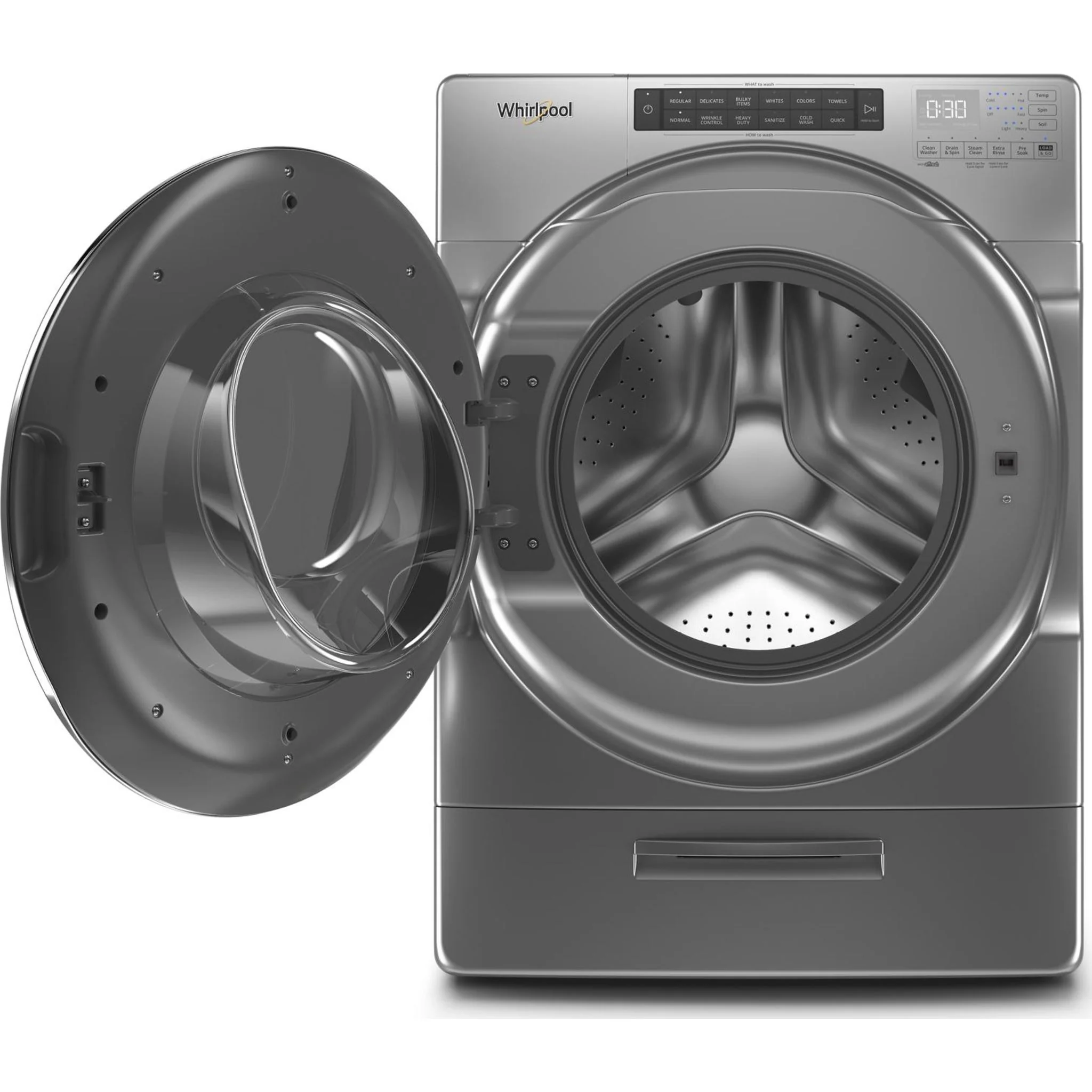 Whirlpool 5.2 cu. ft. I.E.C. Closet-Depth Front Load Washer with Load & Go XL Dispenser (WFW6620HC) - Image 13