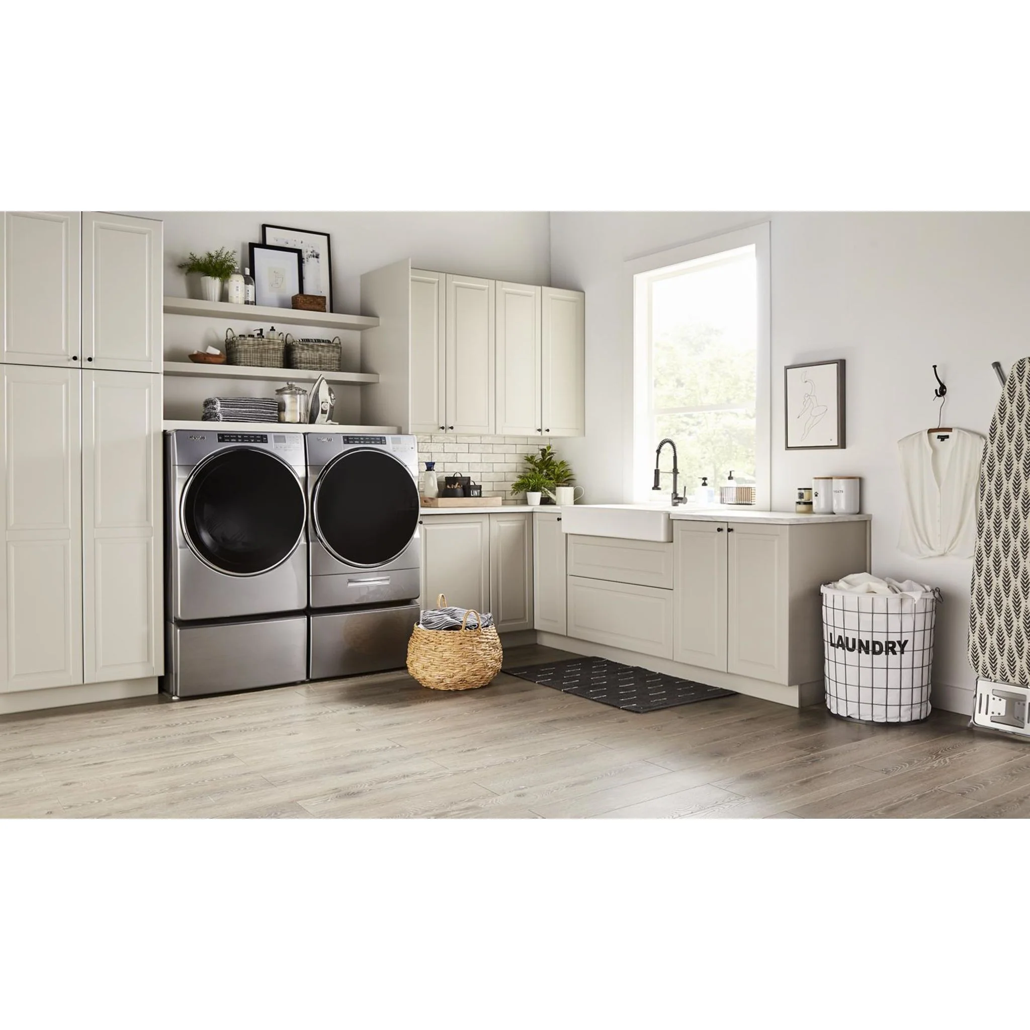 Whirlpool 5.2 cu. ft. I.E.C. Closet-Depth Front Load Washer with Load & Go XL Dispenser (WFW6620HC) - Image 18