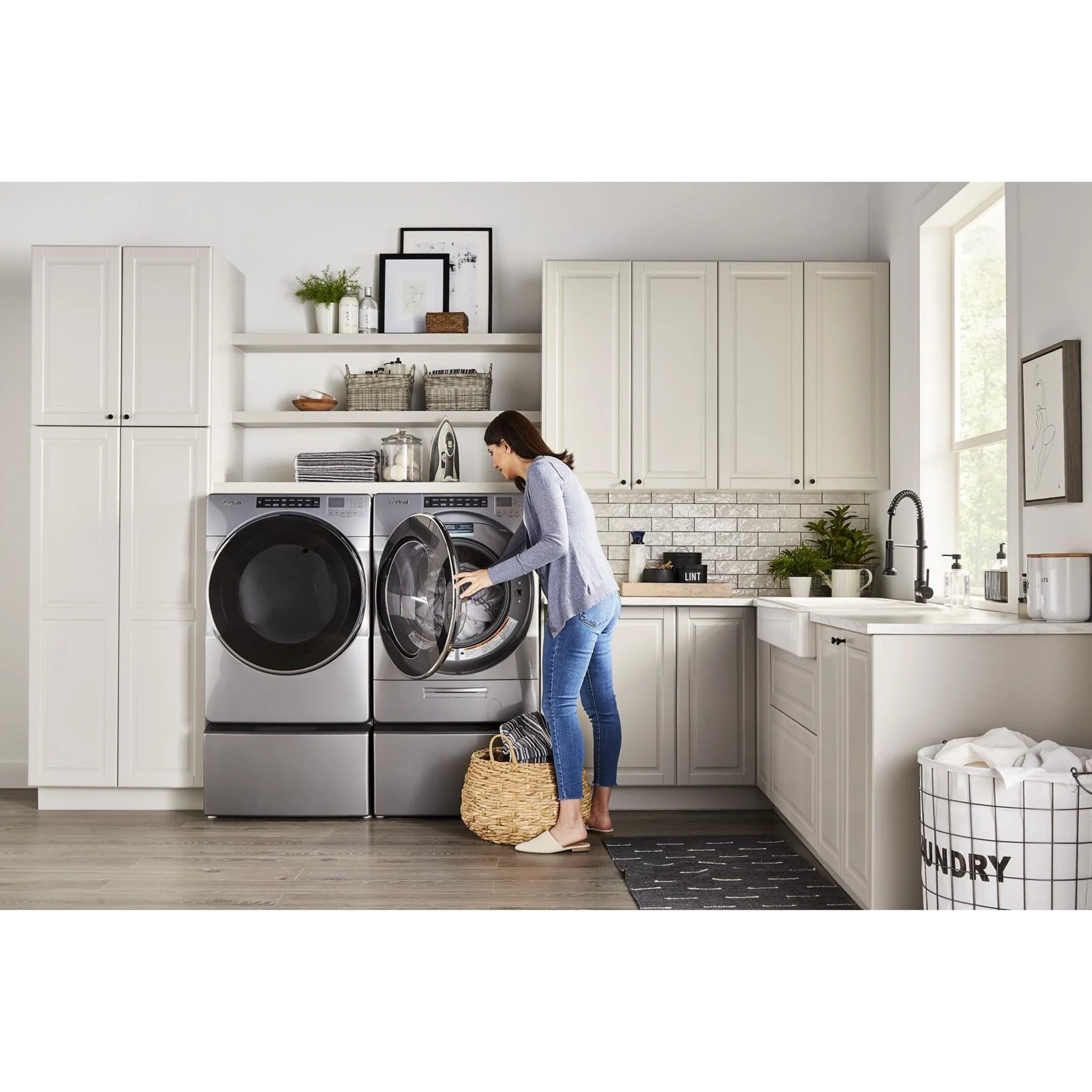 Whirlpool 5.2 cu. ft. I.E.C. Closet-Depth Front Load Washer with Load & Go XL Dispenser (WFW6620HC) - Image 24