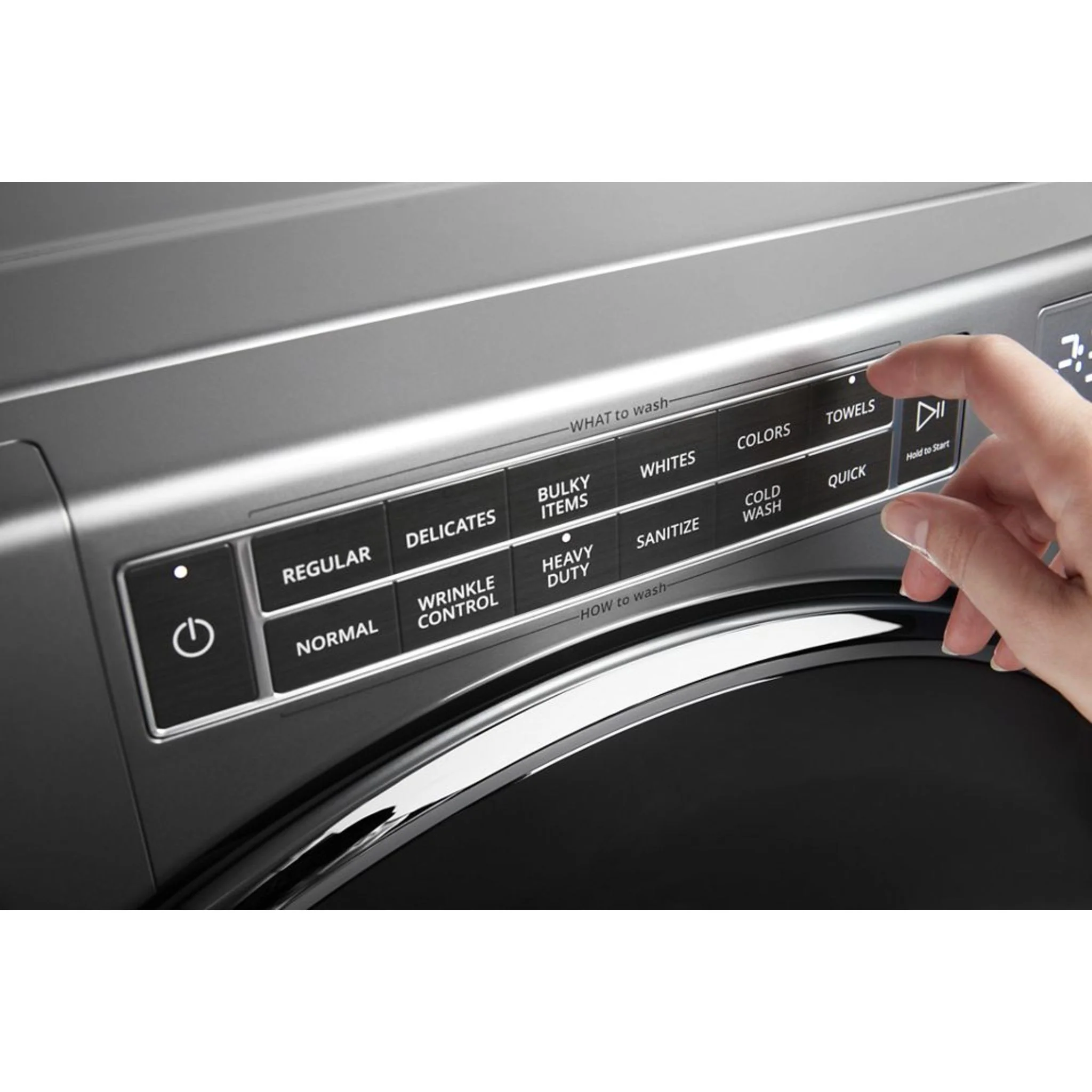 Whirlpool 5.8 cu. ft. I.E.C. Front Load Washer with Load & GoXL Dispenser -Chrome Shadow (WFW8620HC) - Image 18