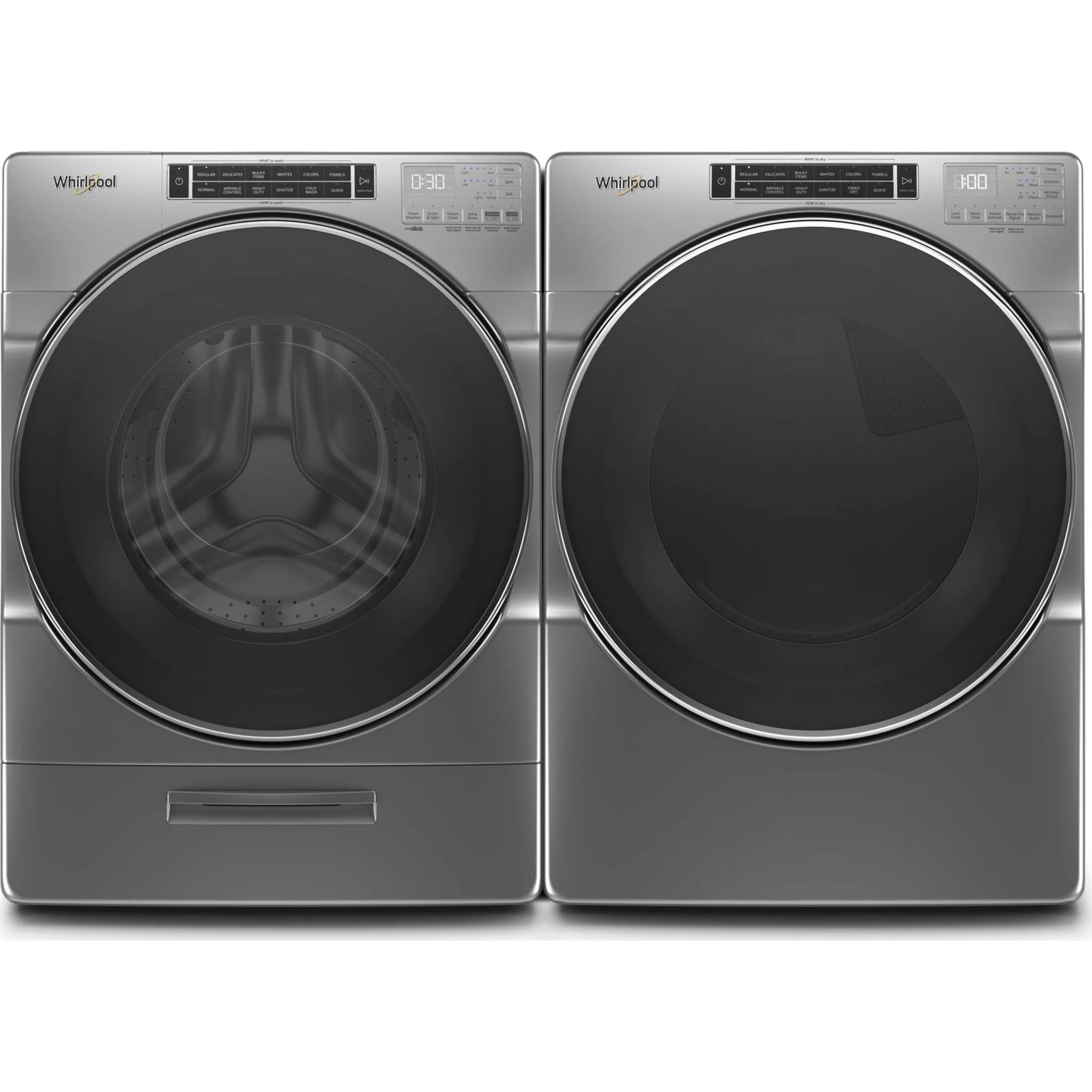 Whirlpool 5.8 cu. ft. I.E.C. Front Load Washer with Load & GoXL Dispenser -Chrome Shadow (WFW8620HC) - Image 21