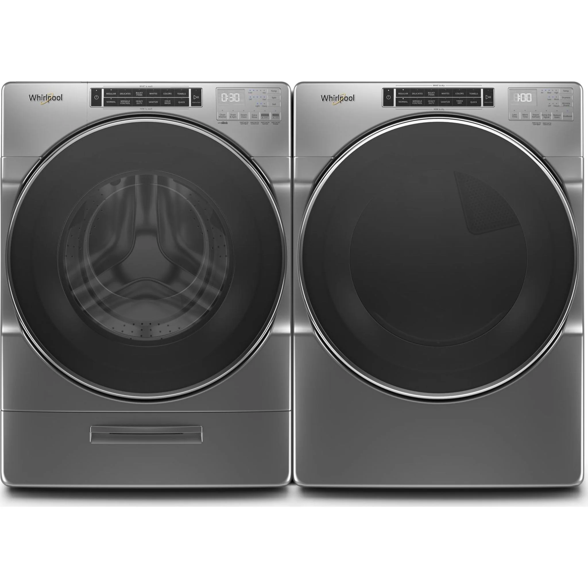 Whirlpool 5.8 cu. ft. I.E.C. Front Load Washer with Load & GoXL Dispenser -Chrome Shadow (WFW8620HC) - Image 22