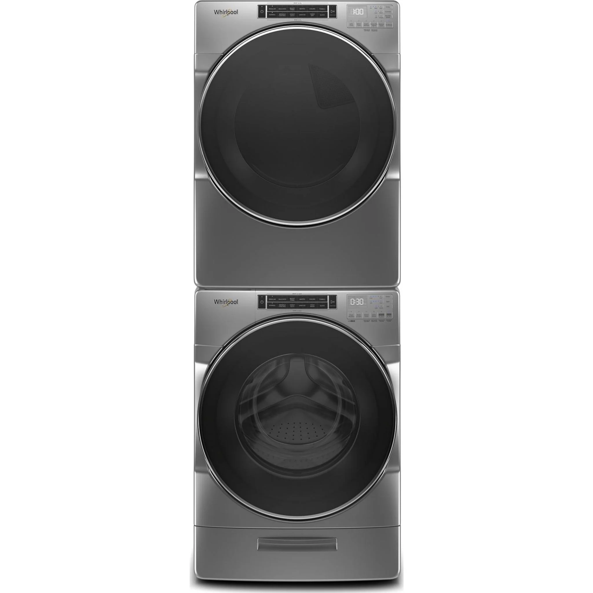 Whirlpool 5.8 cu. ft. I.E.C. Front Load Washer with Load & GoXL Dispenser -Chrome Shadow (WFW8620HC) - Image 24
