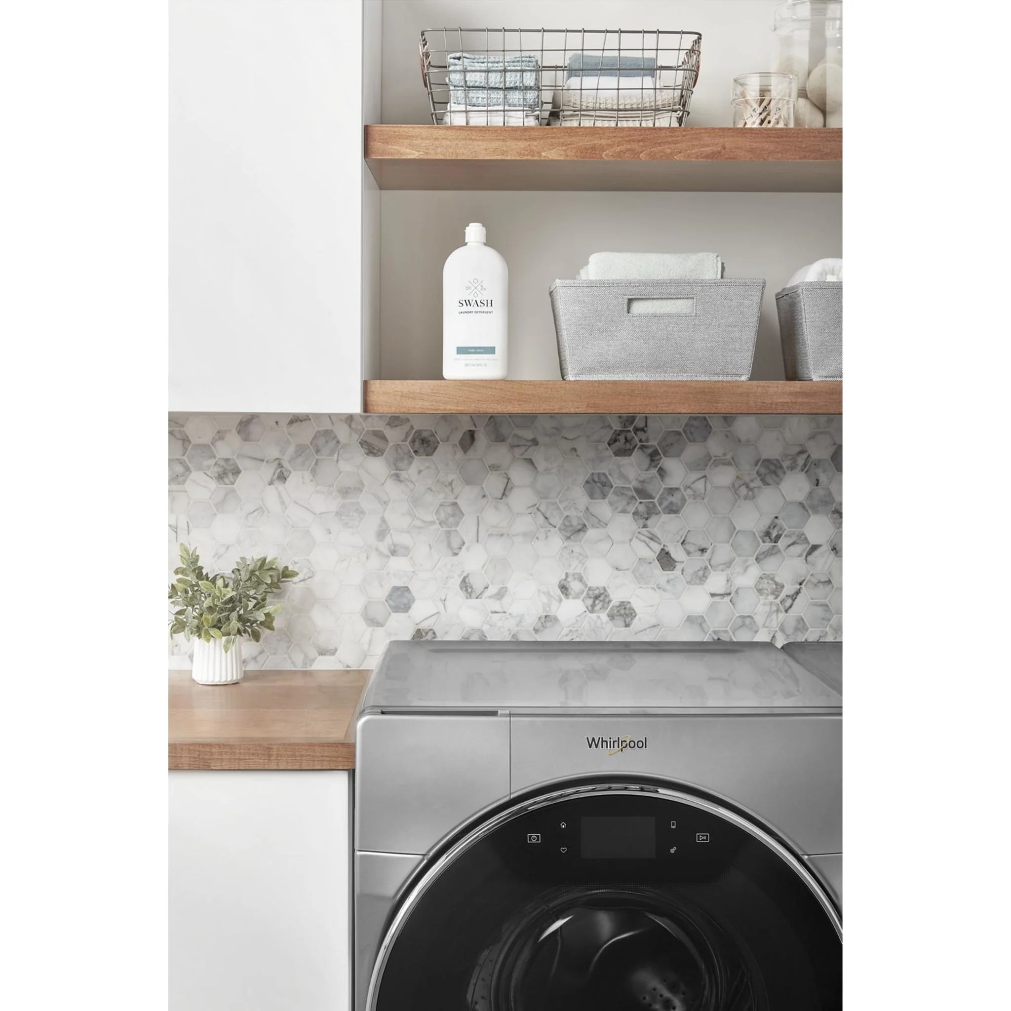 Whirlpool 5.8 cu. ft. I.E.C. Smart Front Load Washer with Load &amp; Go XL Plus Dispenser (WFW9620HC) - Image 29