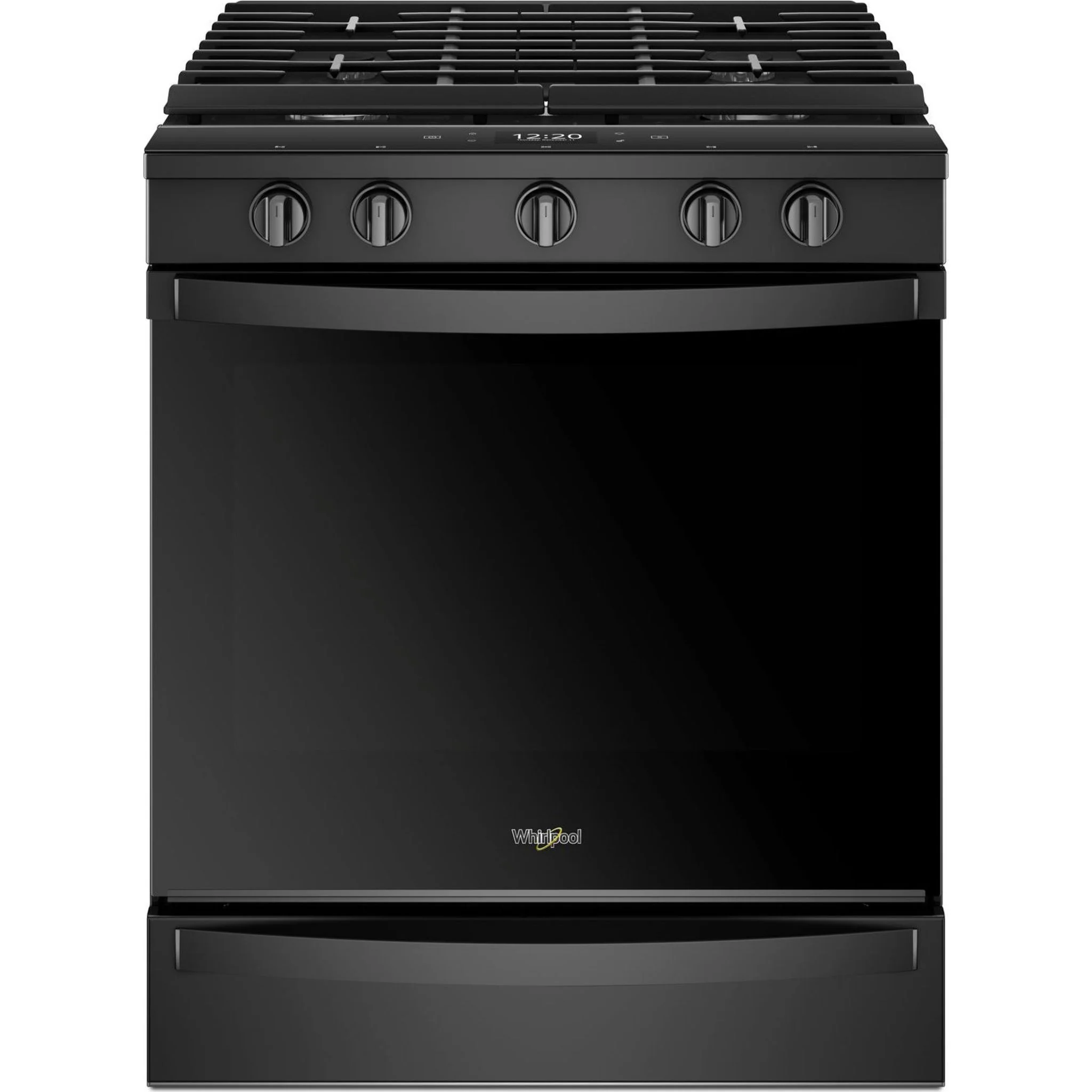 Whirlpool 5.8 cu.ft. Smart Slide-in Gas Range with Air Fry, when Connected - Black (WEG750H0HB) - Image 3