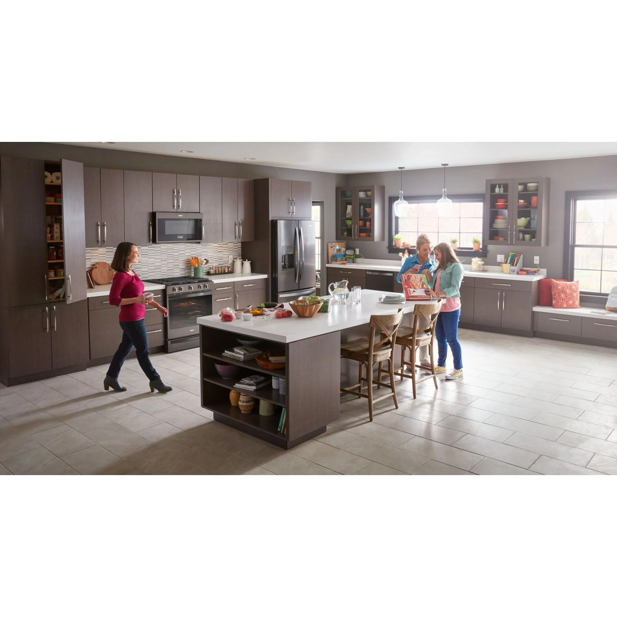 Whirlpool 5.8 cu.ft. Smart Slide-in Gas Range with Air Fry, when Connected - Black Stainless (WEG750H0HV) - Image 11