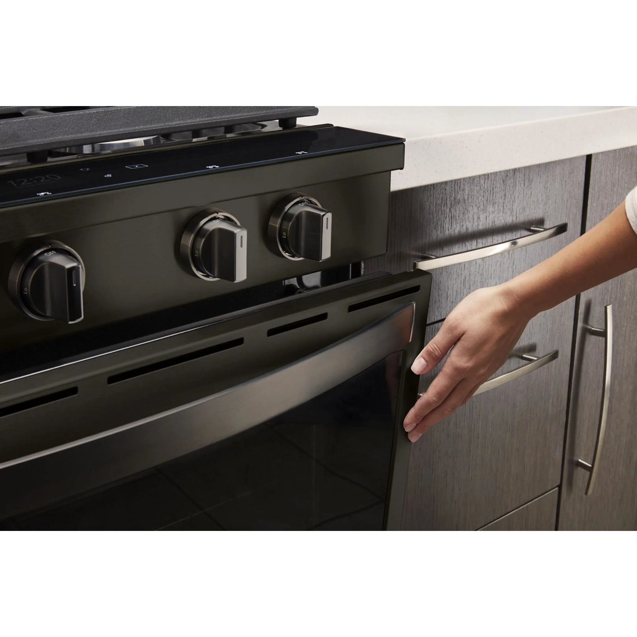Whirlpool 5.8 cu.ft. Smart Slide-in Gas Range with Air Fry, when Connected - Black Stainless (WEG750H0HV) - Image 17