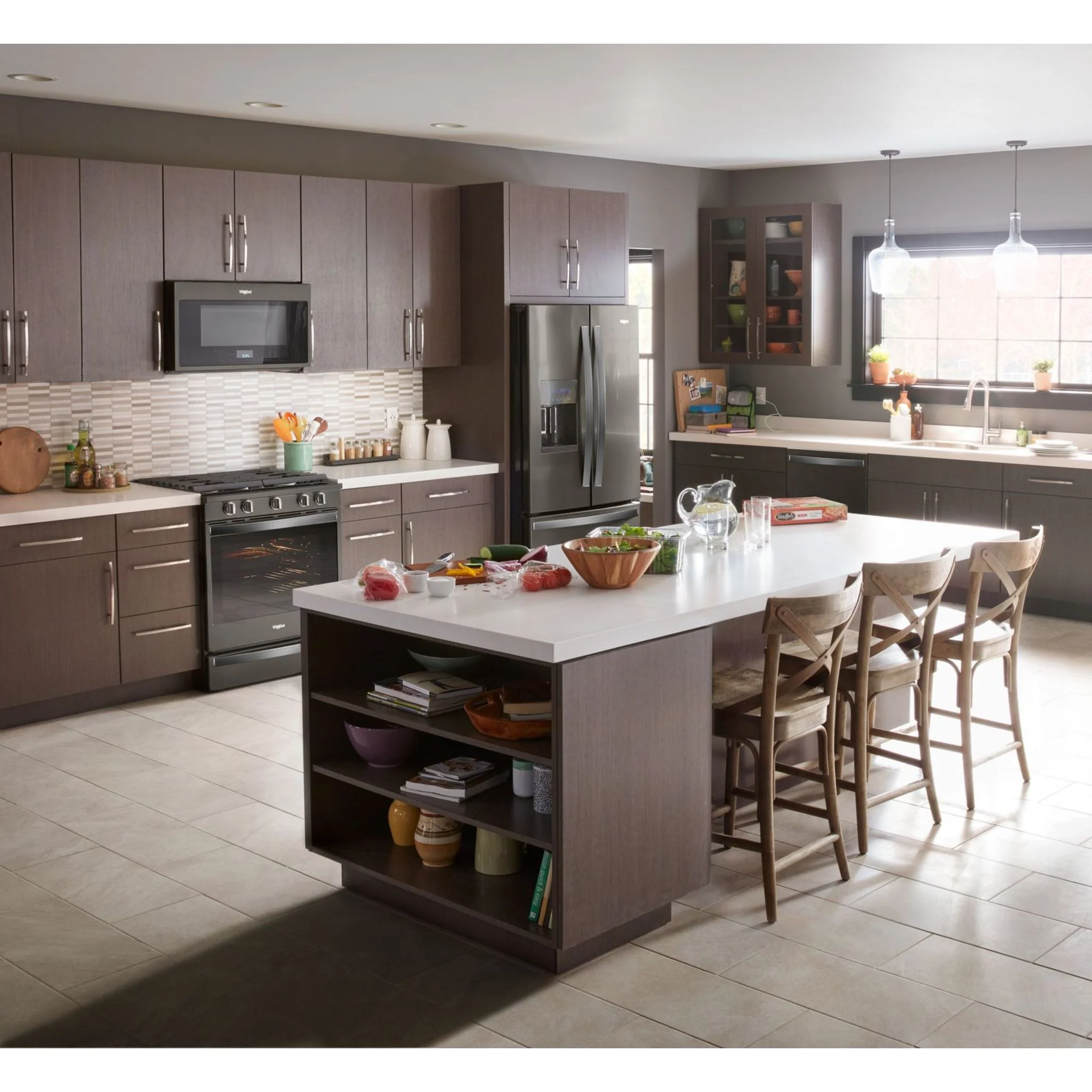 Whirlpool 5.8 cu.ft. Smart Slide-in Gas Range with Air Fry, when Connected - Black Stainless (WEG750H0HV) - Image 20