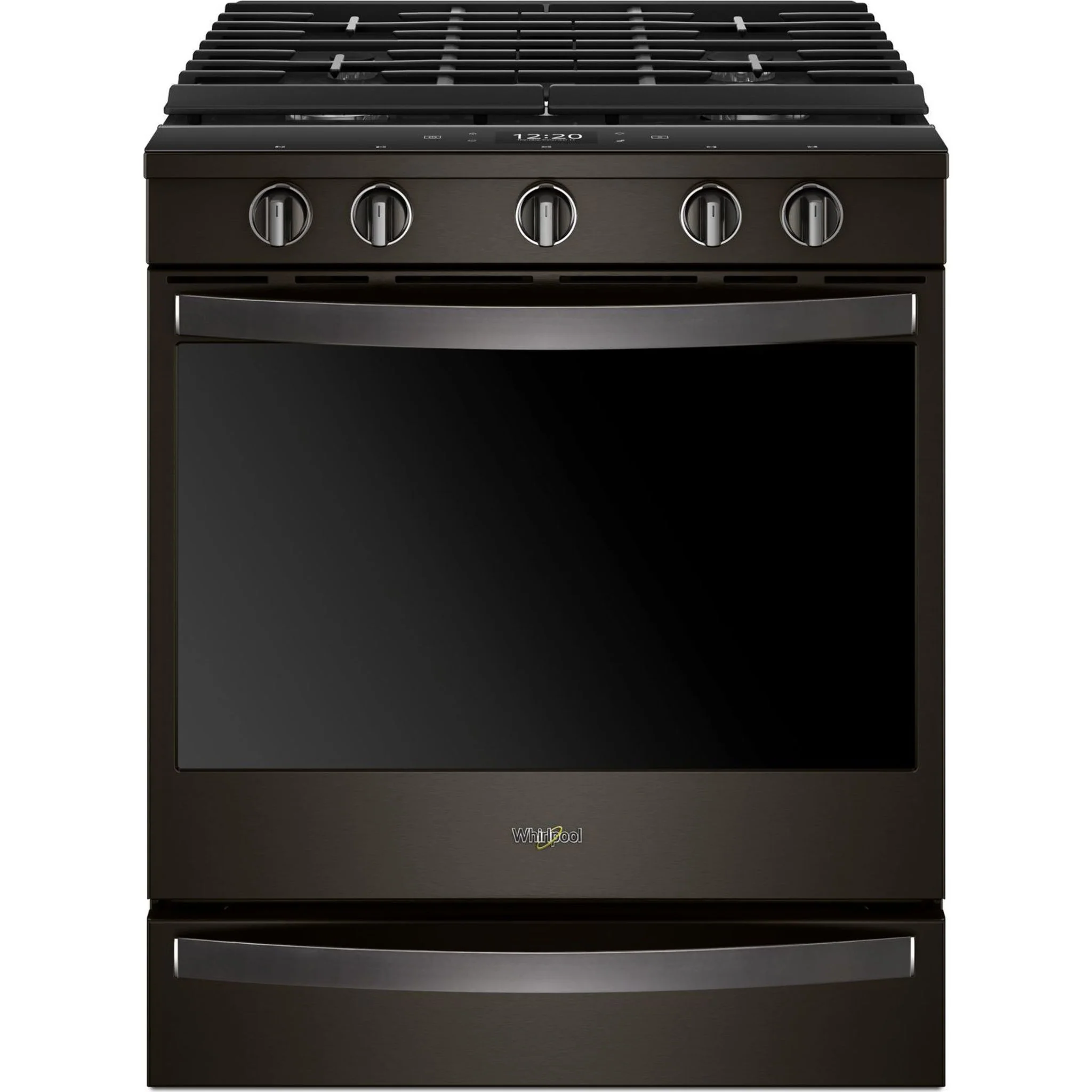 Whirlpool 5.8 cu.ft. Smart Slide-in Gas Range with Air Fry, when Connected - Black Stainless (WEG750H0HV) - Image 6