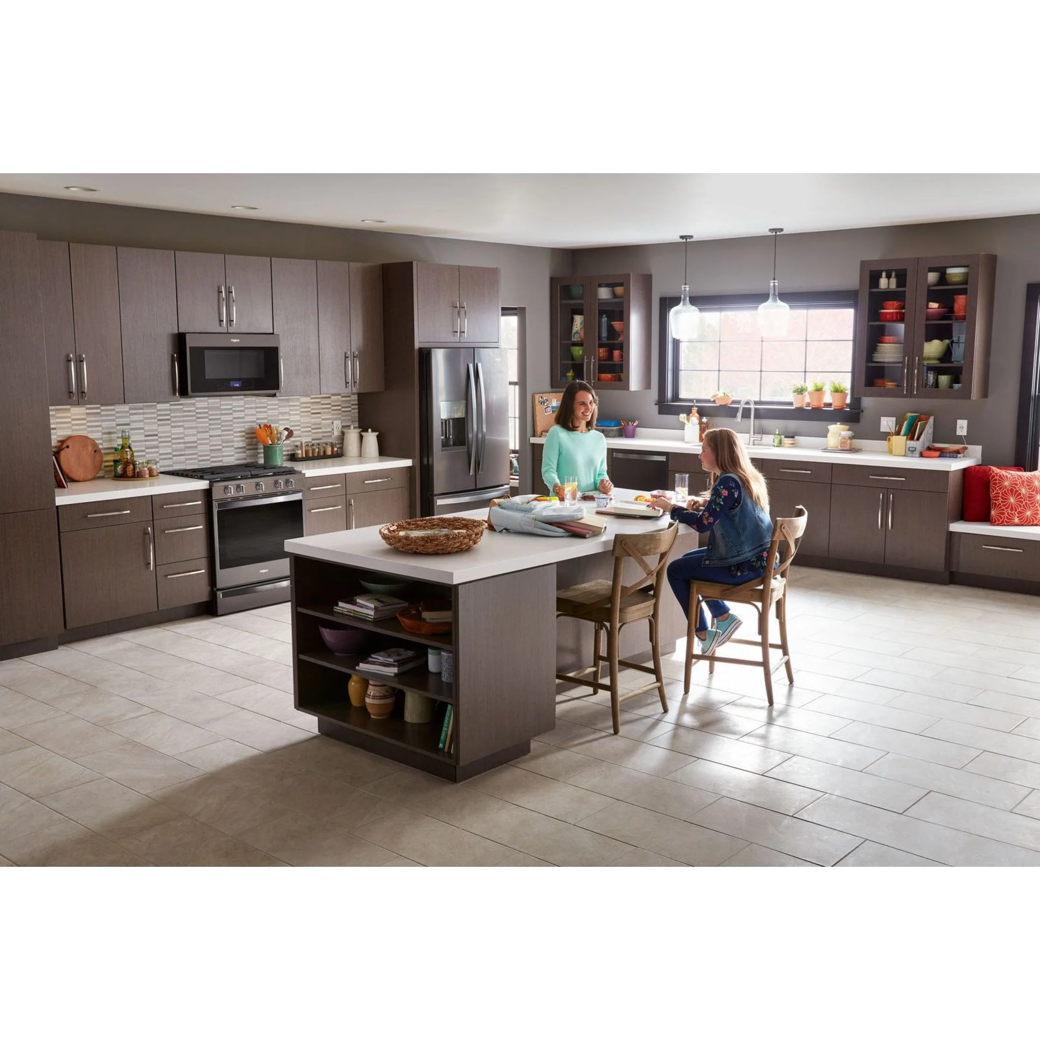 Whirlpool 5.8 cu.ft. Smart Slide-in Gas Range with Air Fry, when Connected - Black Stainless (WEG750H0HV) - Image 9