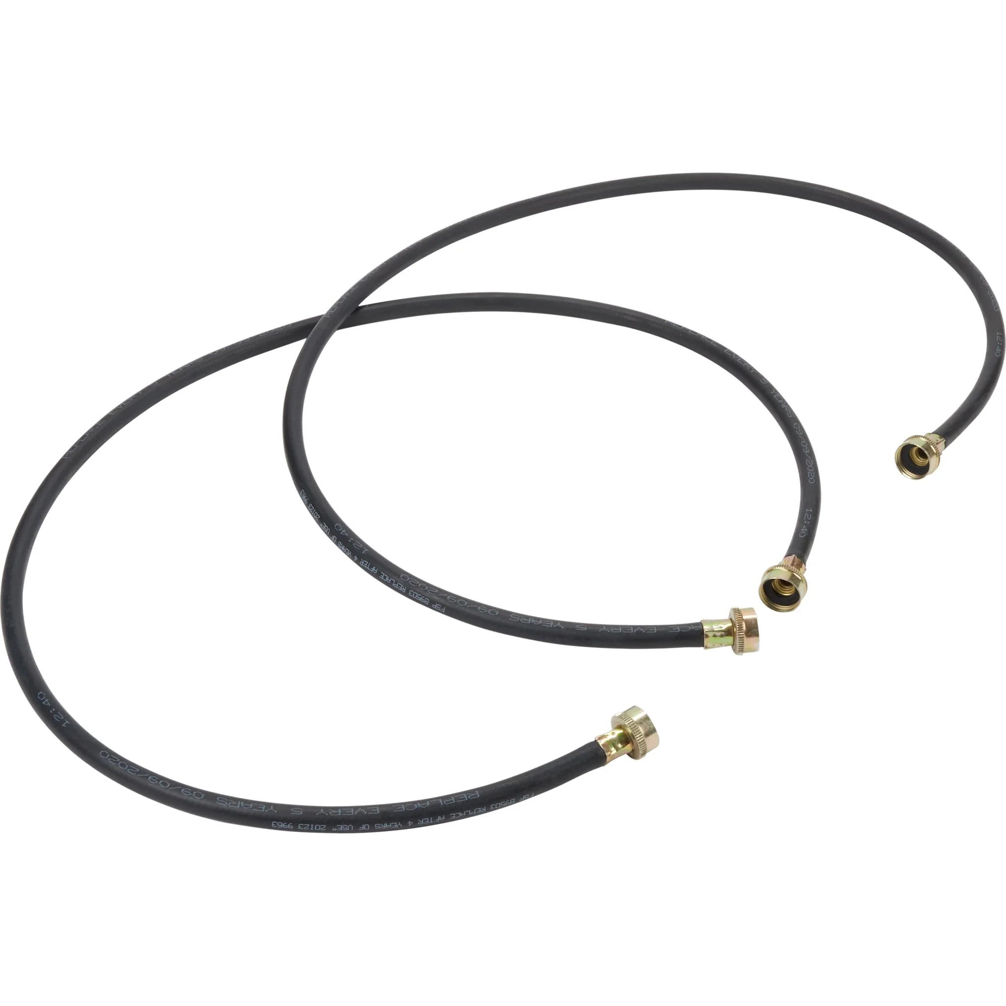 Whirlpool 5' Black Washer Inlet Hoses 1050 PSI - 2 Pack - (8212641RP) - Image 3