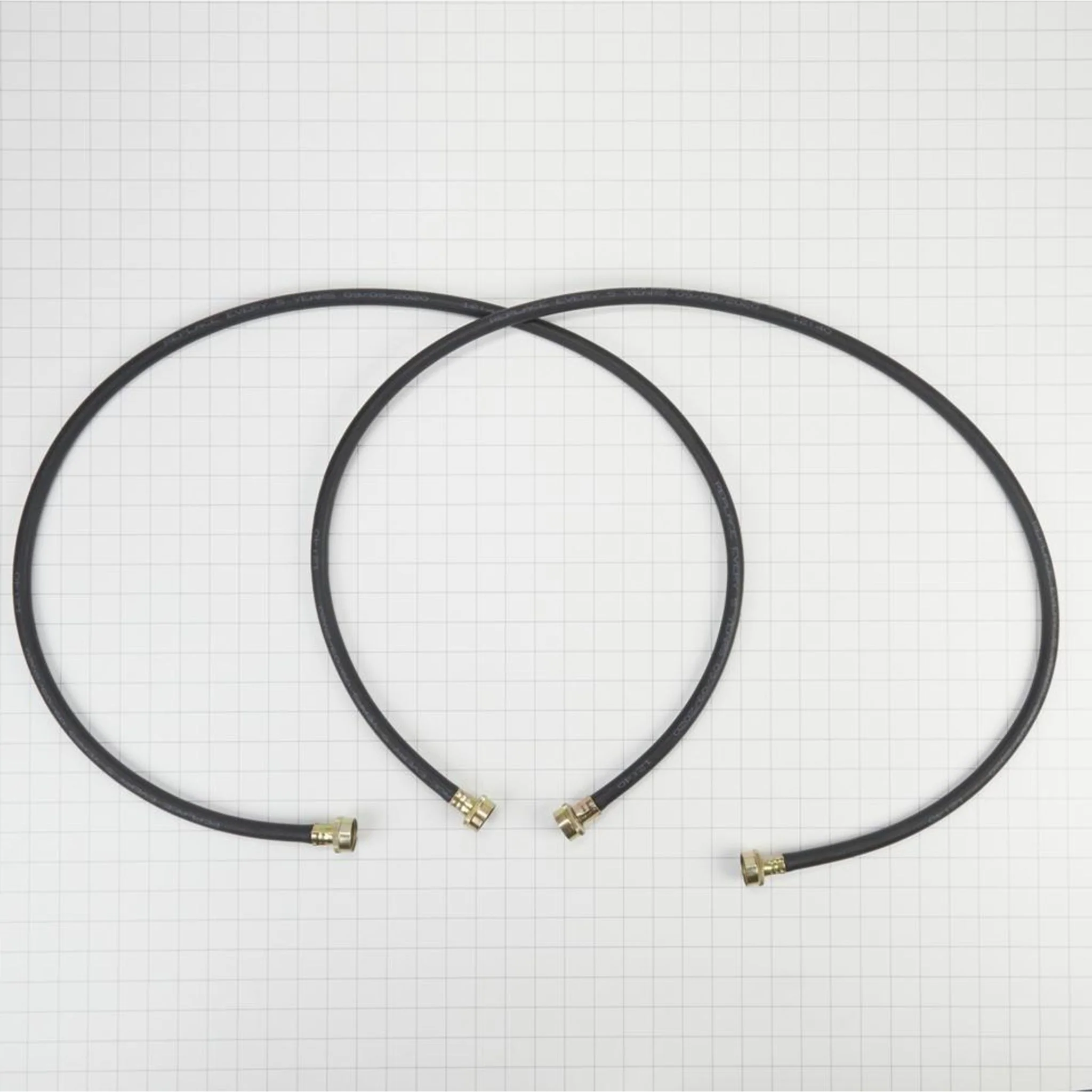 Whirlpool 5' Black Washer Inlet Hoses 1050 PSI - 2 Pack - (8212641RP) - Image 4