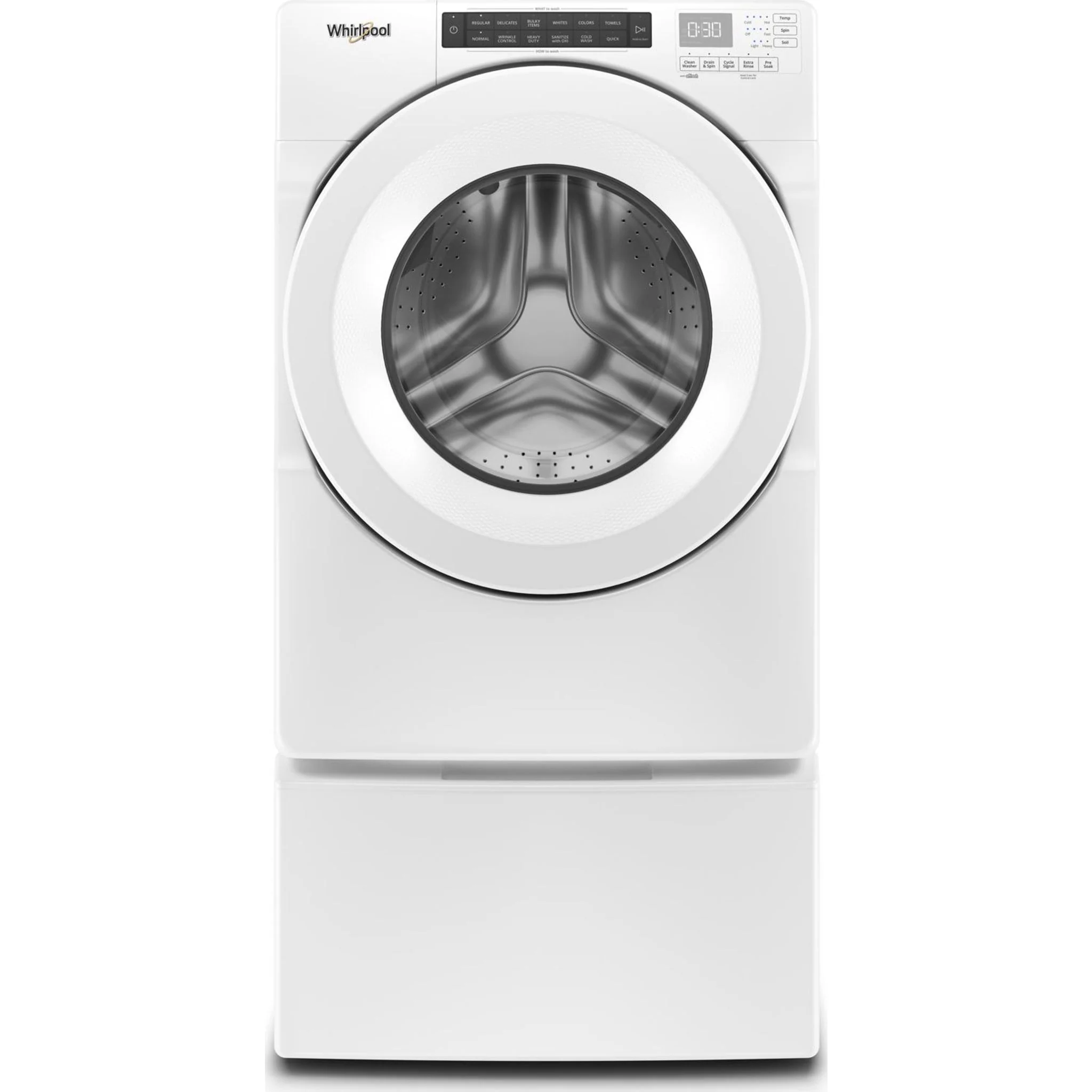 Whirlpool 5.0 cu.ft I.E.C. Closet-Depth Front Load Washer with Intuitive Controls -White (WFW560CHW) - Image 19
