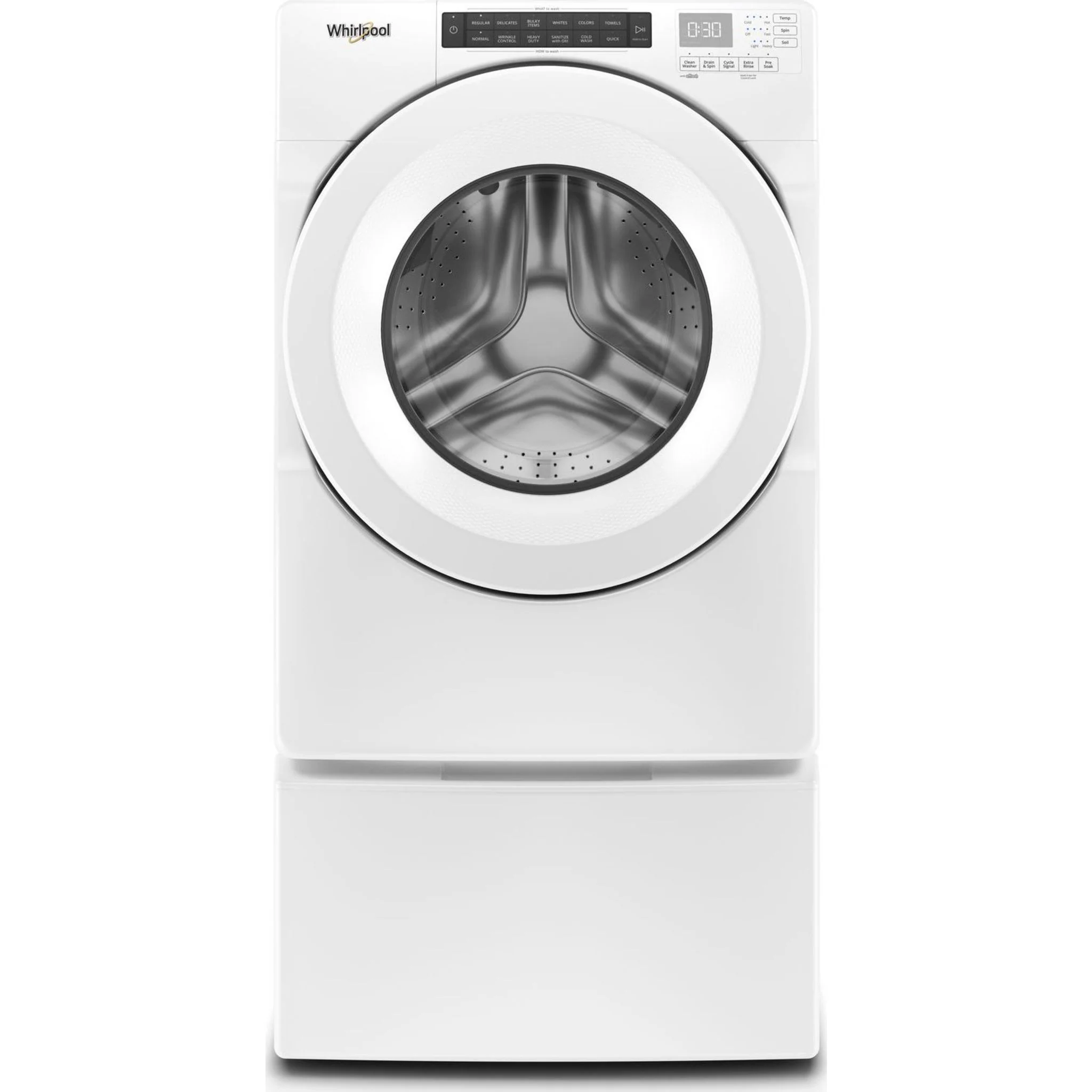 Whirlpool 5.0 cu.ft I.E.C. Closet-Depth Front Load Washer with Intuitive Controls -White (WFW560CHW) - Image 6